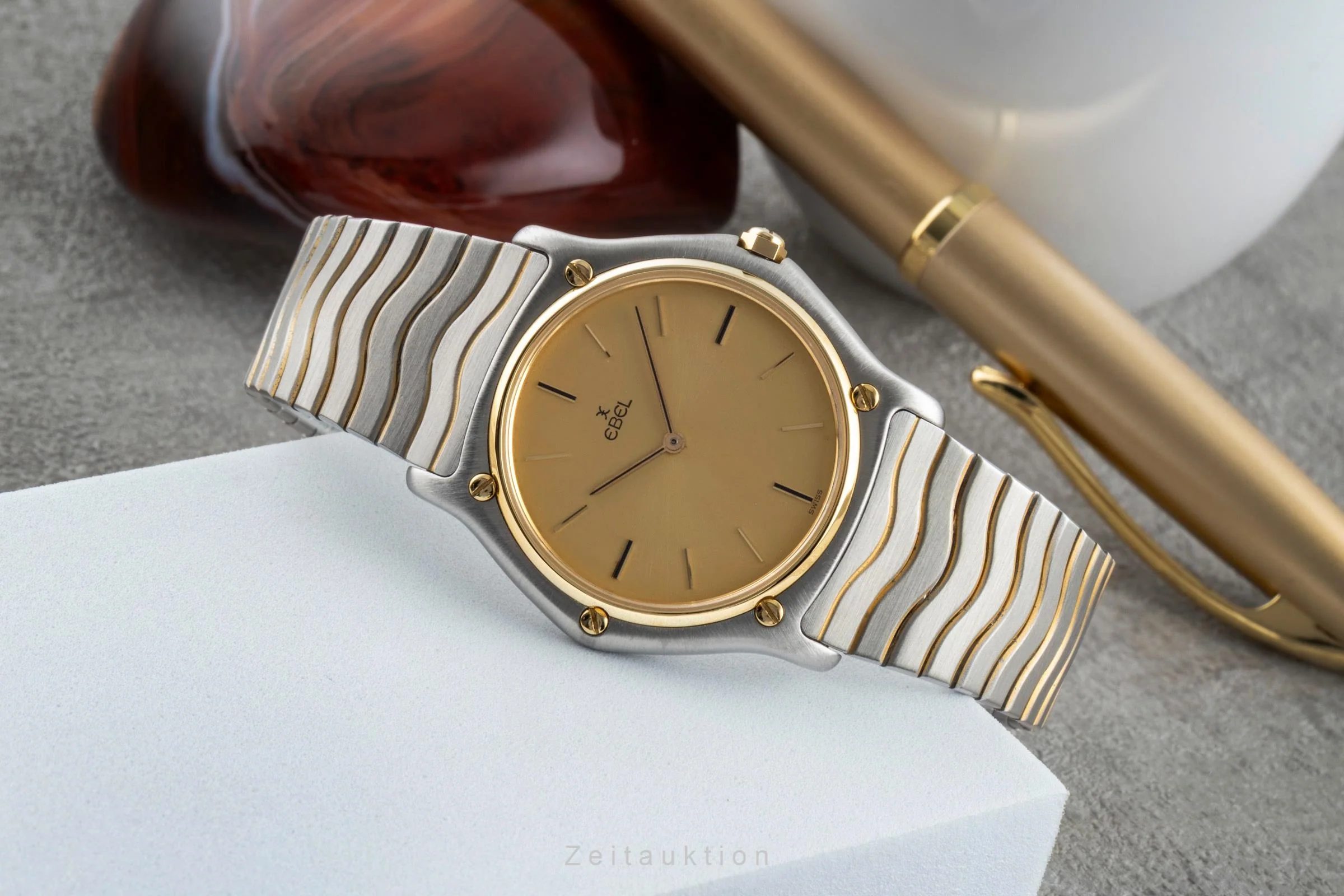 Ebel Classic Wave steel / gold quartz men's watch 181903  [2505849] - Image 3
