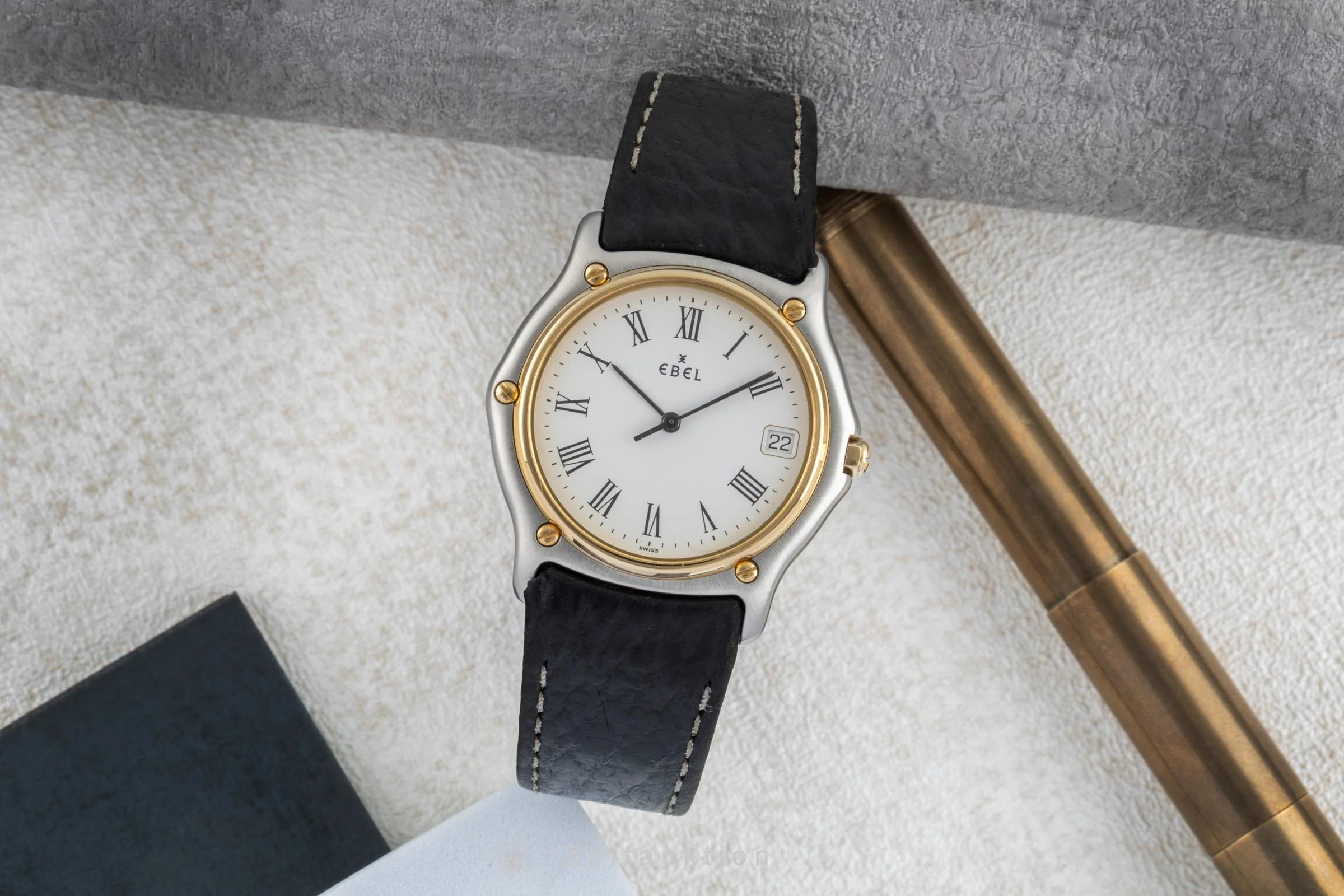 Ebel Classic Wave steel / gold quartz men's watch E1187141  [2506403] - Image 4