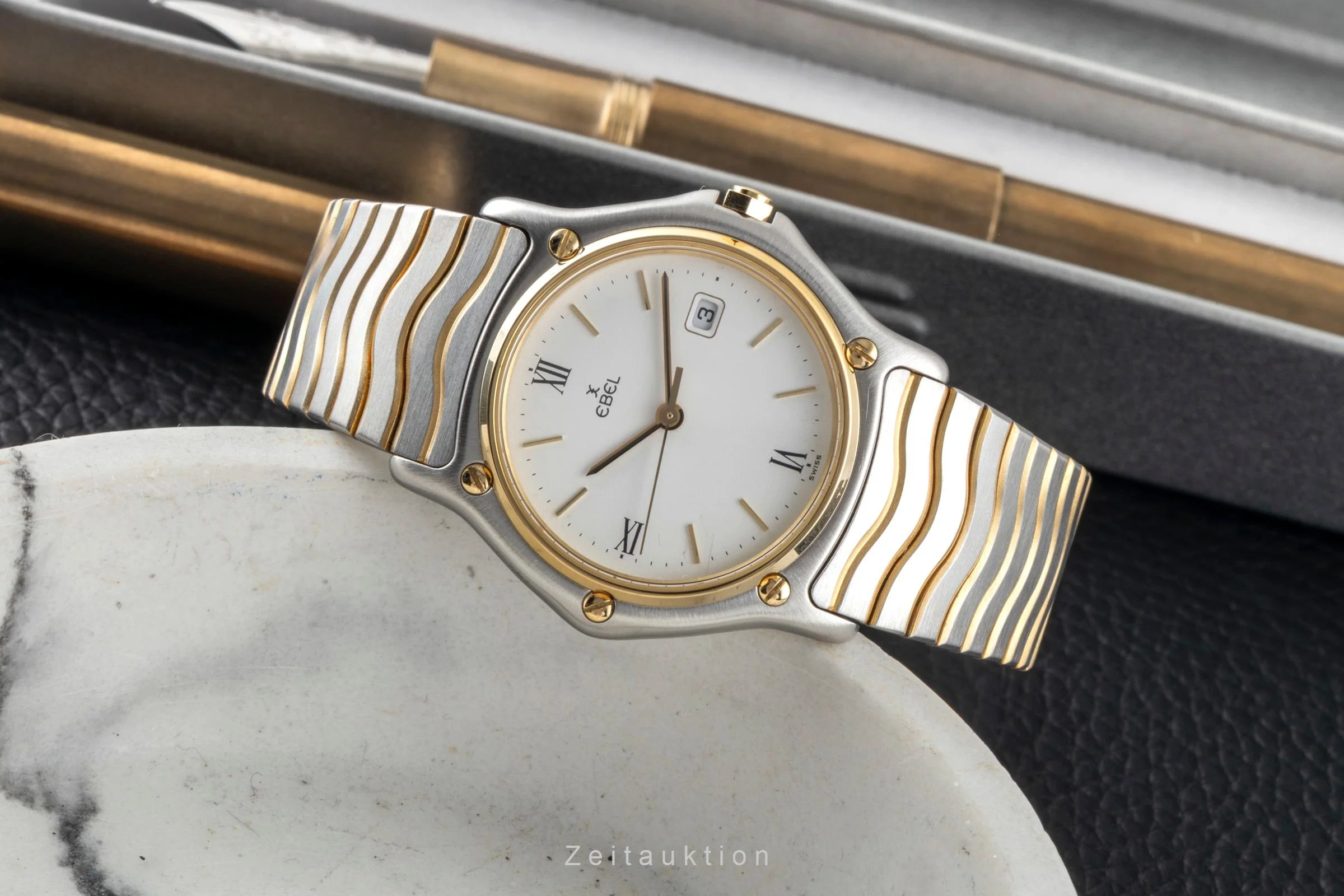 Ebel Classic Wave steel / gold quartz unisex 183909 LP: 2350EUR  [2600627] - Image 3