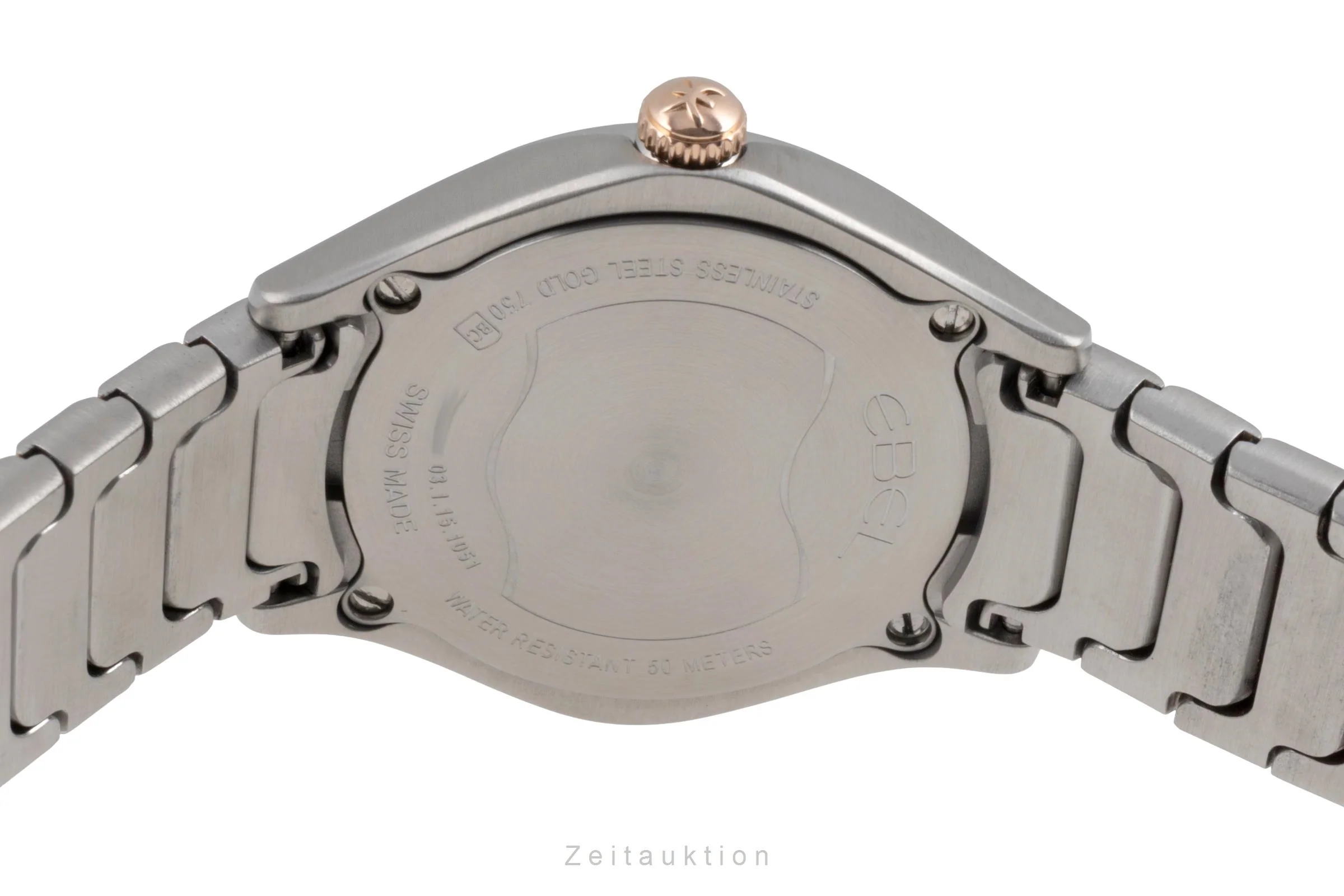 Ebel Classic Wave steel / gold quartz women's watch 03.1.15.1051 LP: 3600EUR  [2506245] - Image 12