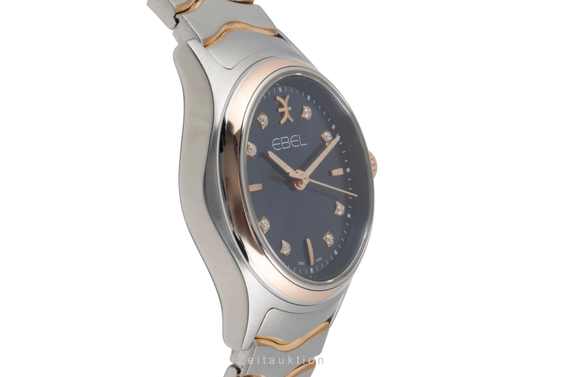 Ebel Classic Wave steel / gold quartz women's watch 03.1.15.1051 LP: 3600EUR  [2506245] - Image 8