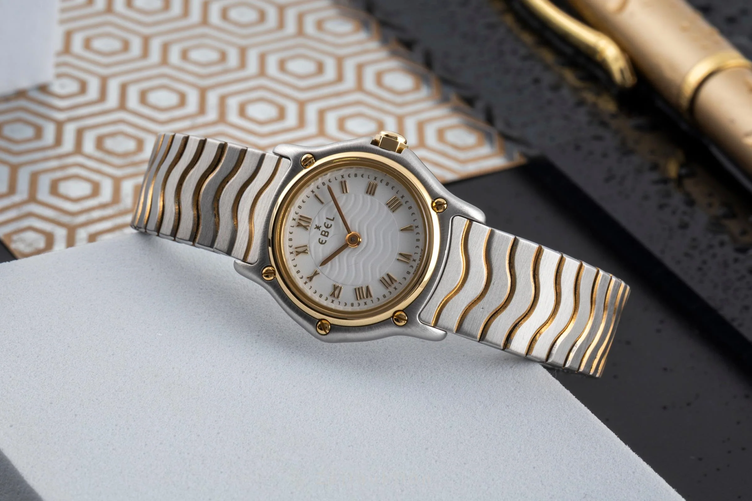 Ebel Classic Wave steel / gold quartz women's watch 1057901  [2502514] - Image 3