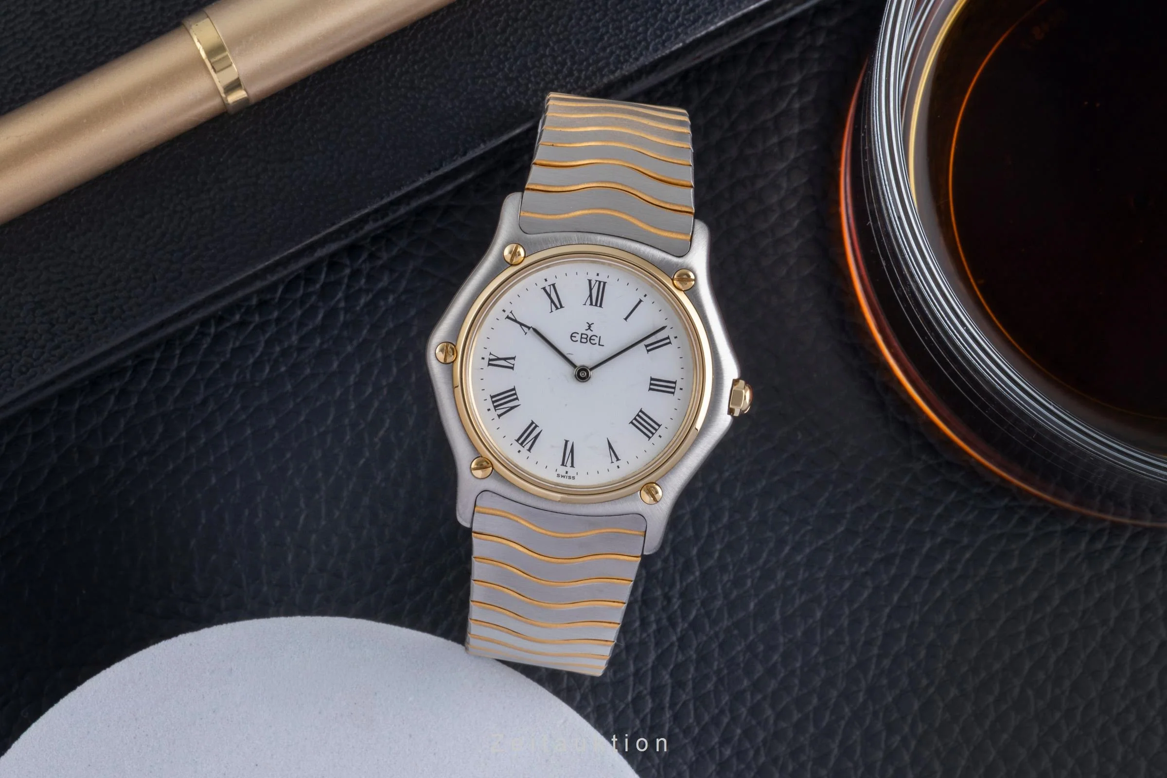 Ebel Classic Wave steel / gold quartz women's watch 181909  [2507517] - Image 4