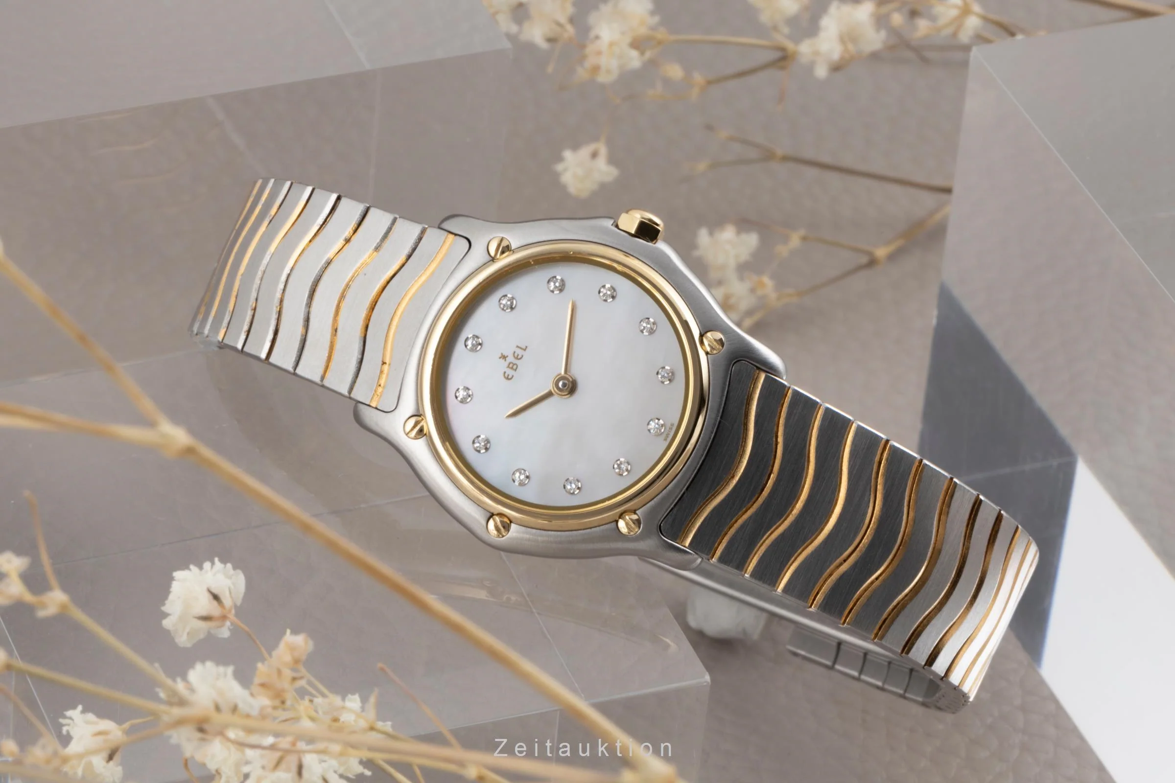 Ebel Classic Wave steel / gold quartz women's watch E1090121  [2507112] - Image 3