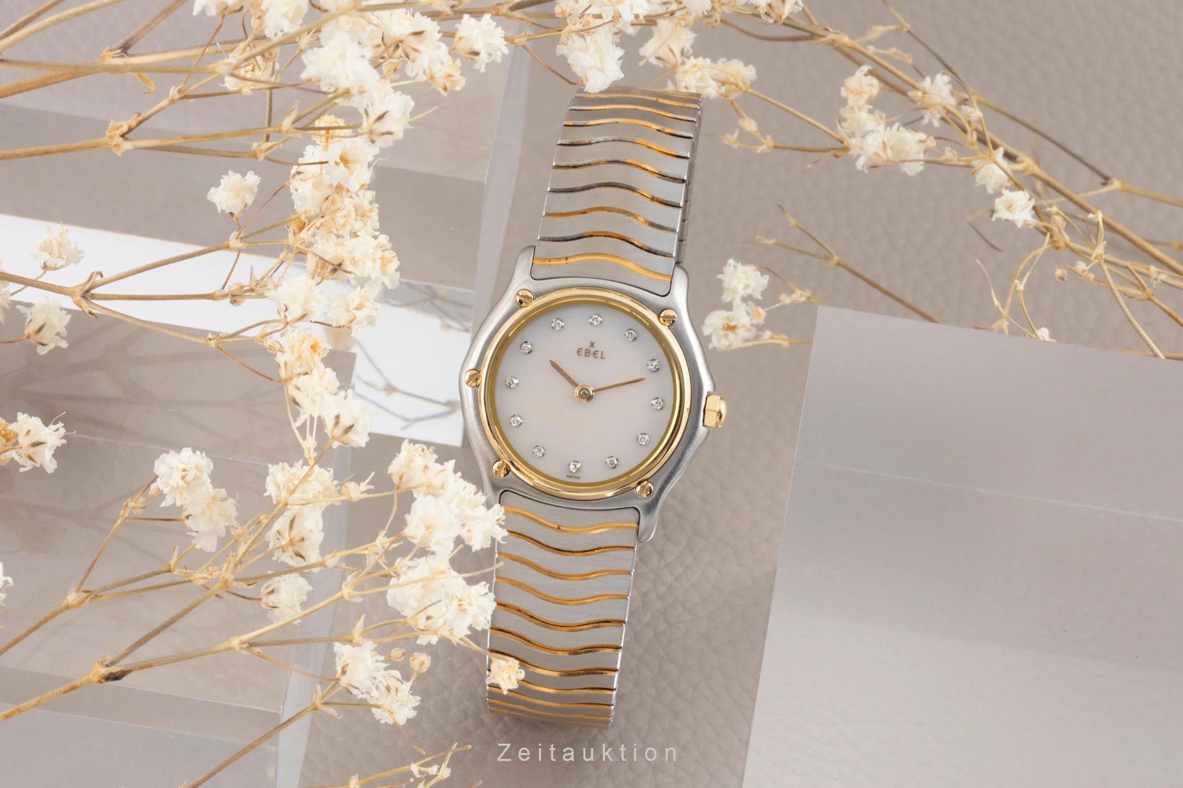 Ebel Classic Wave steel / gold quartz women's watch E1090121  [2507112] - Image 4
