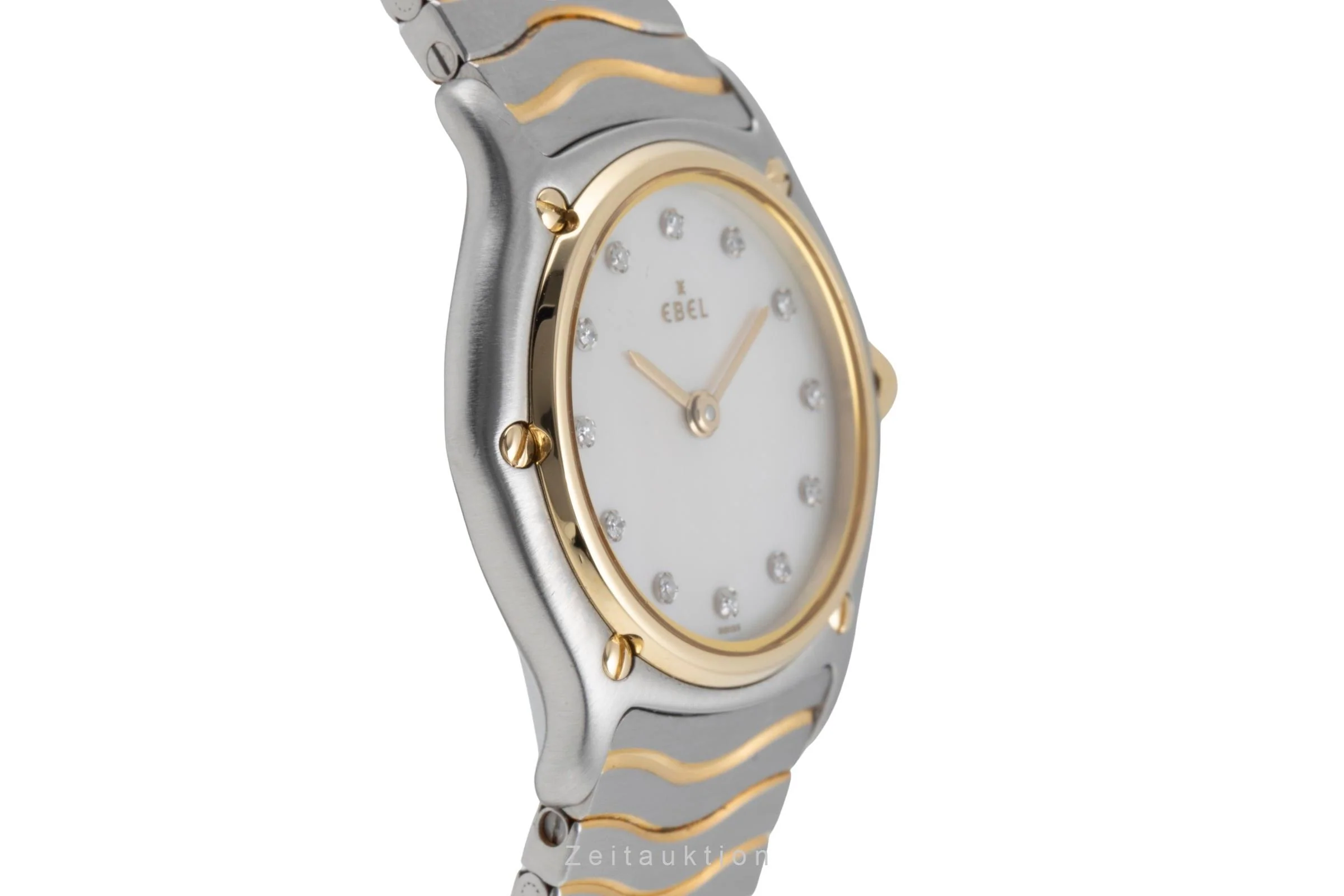 Ebel Classic Wave steel / gold quartz women's watch E1090121  [2507112] - Image 8