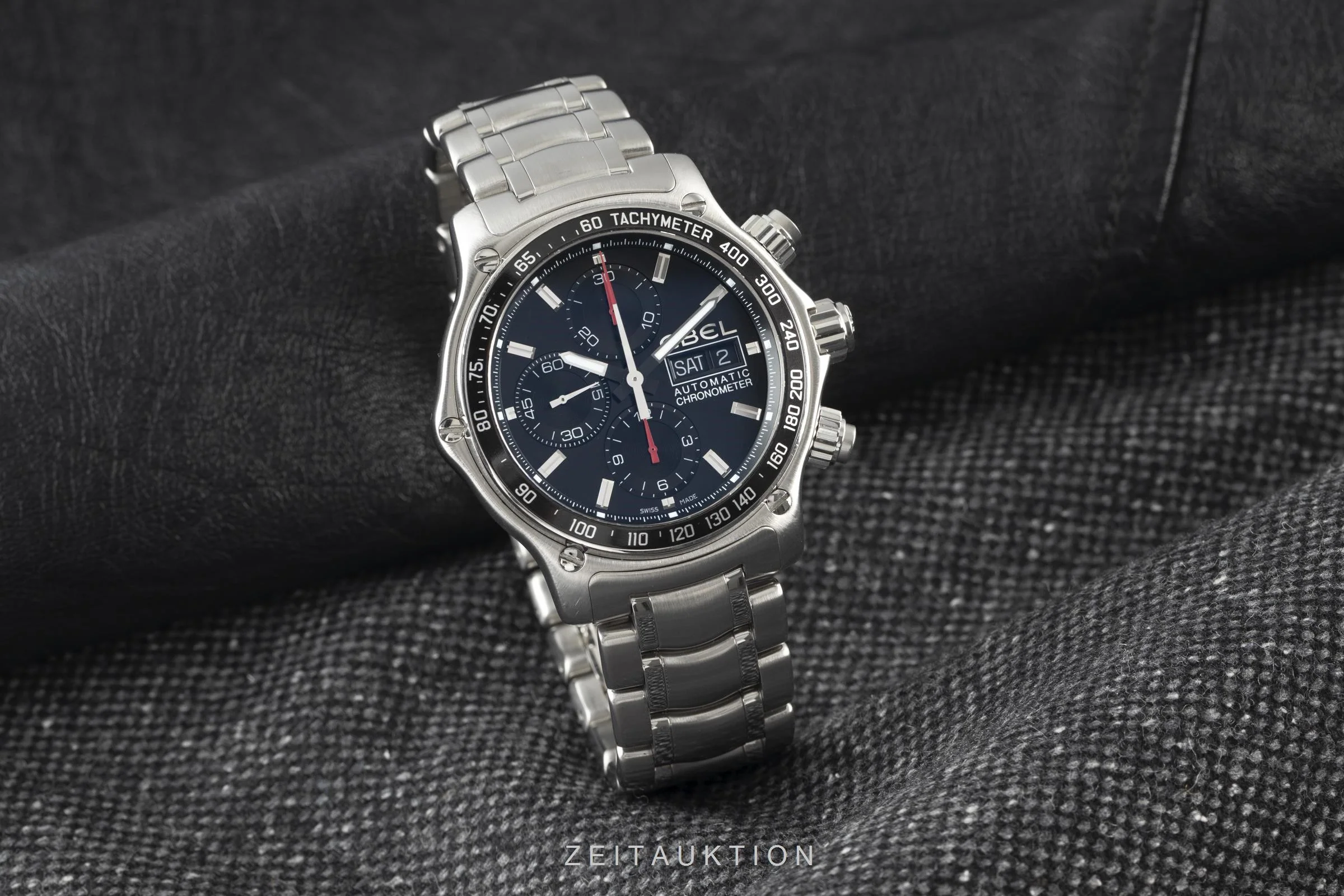 Ebel Discovery chronograph steel automatic men's watch 9750L62  [2105225] - Image 3