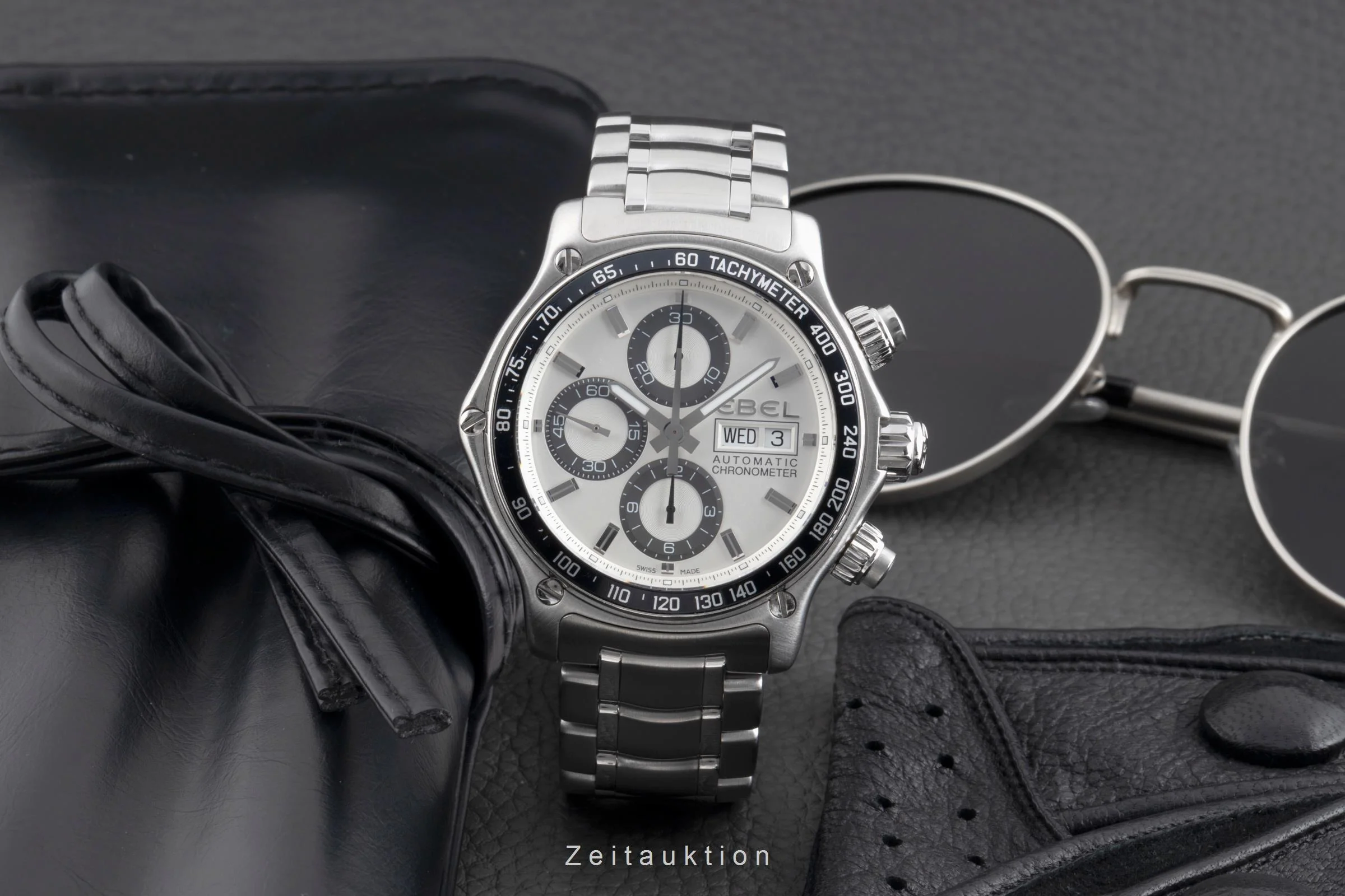 Ebel Discovery chronograph steel automatic men's watch E9750L62  [2502955] - Image 4