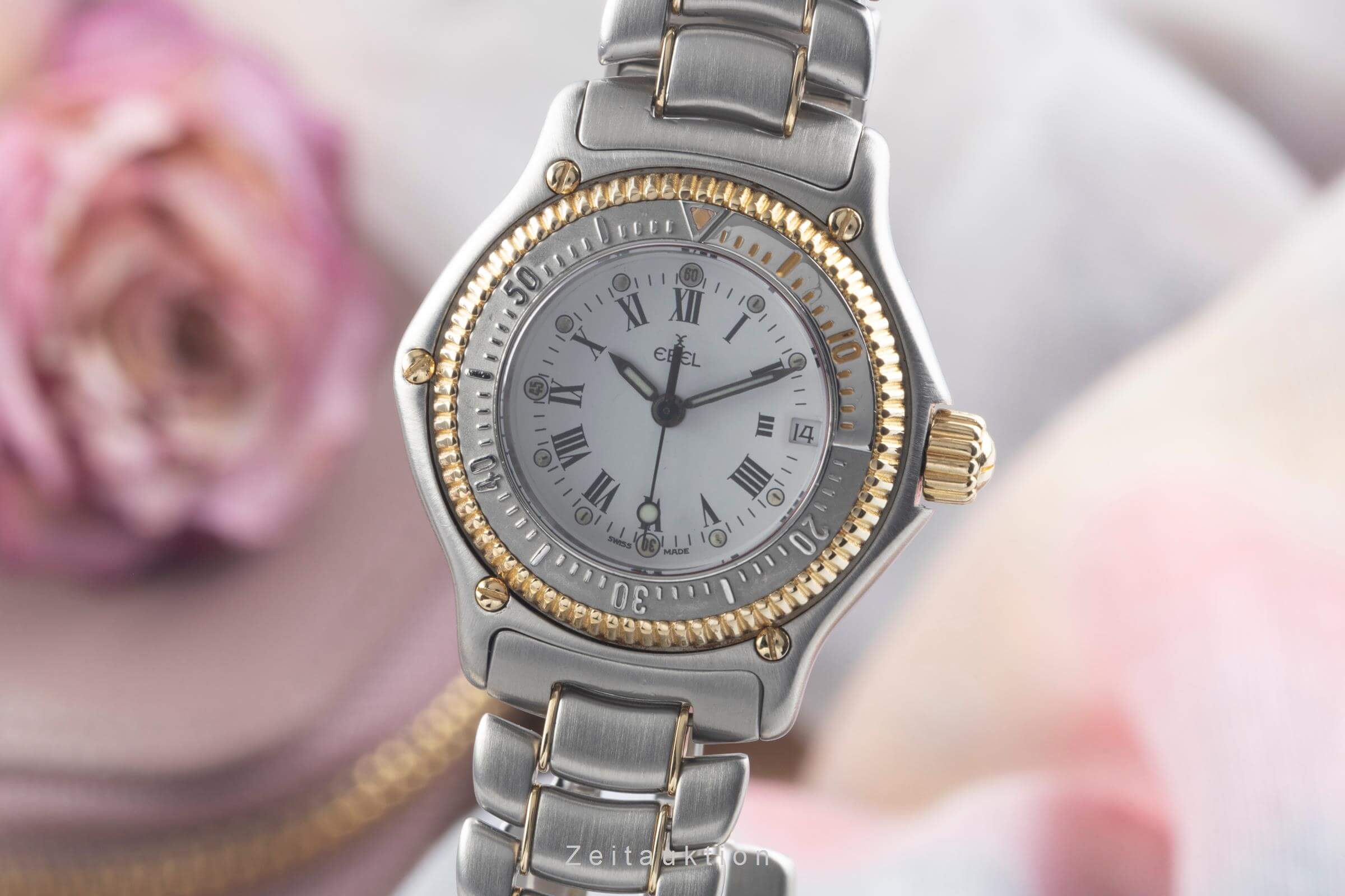 Ebel Discovery steel / gold quartz women's watch 183912  [2500429] - Image 2