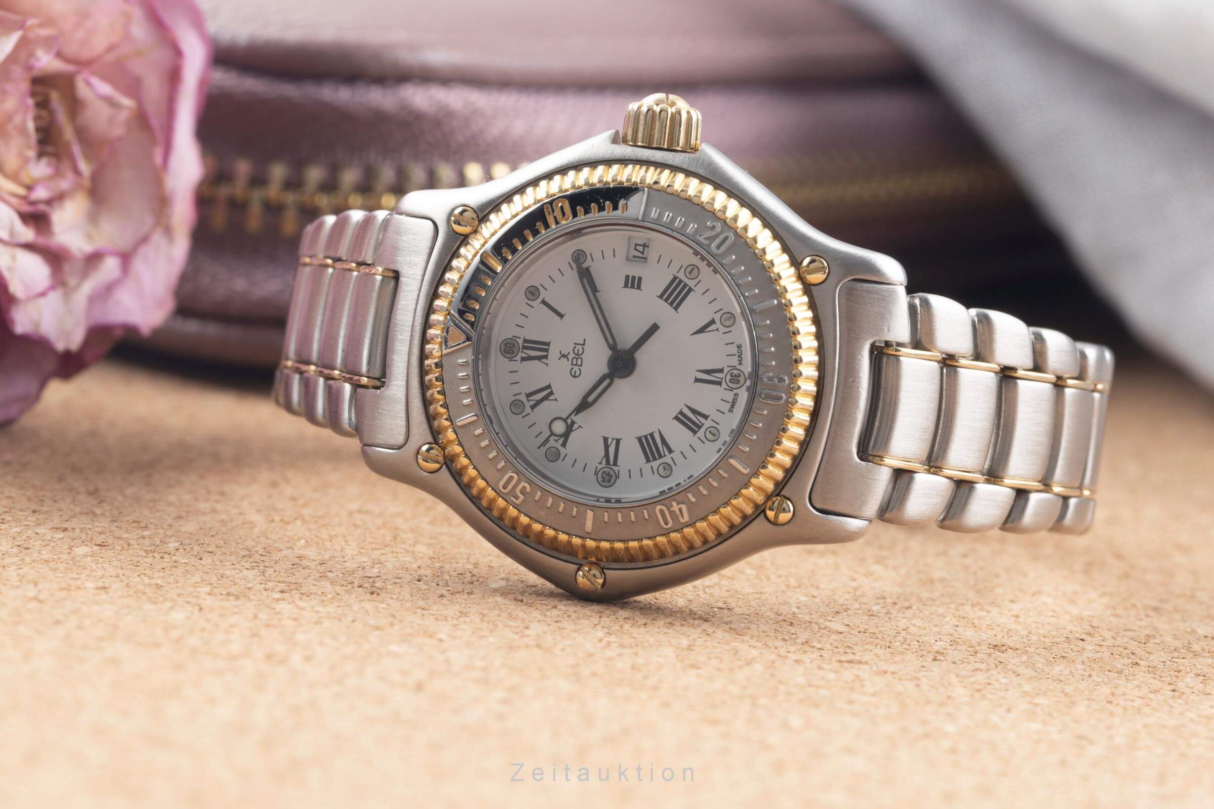 Ebel Discovery steel / gold quartz women's watch 183912  [2500429] - Image 3