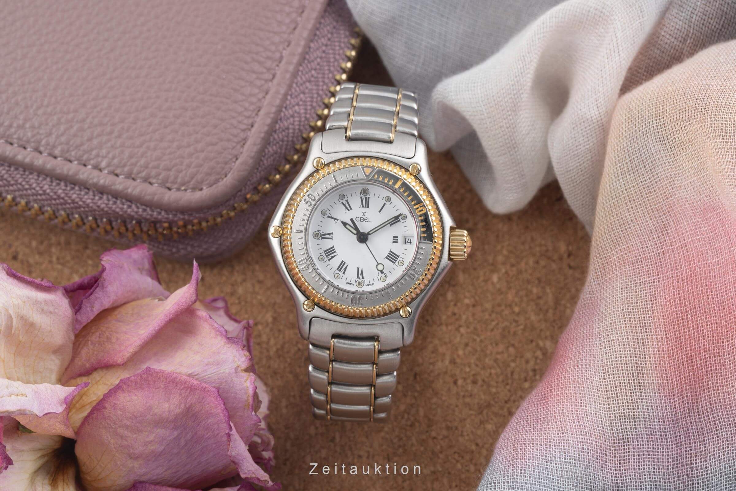 Ebel Discovery steel / gold quartz women's watch 183912  [2500429] - Image 4