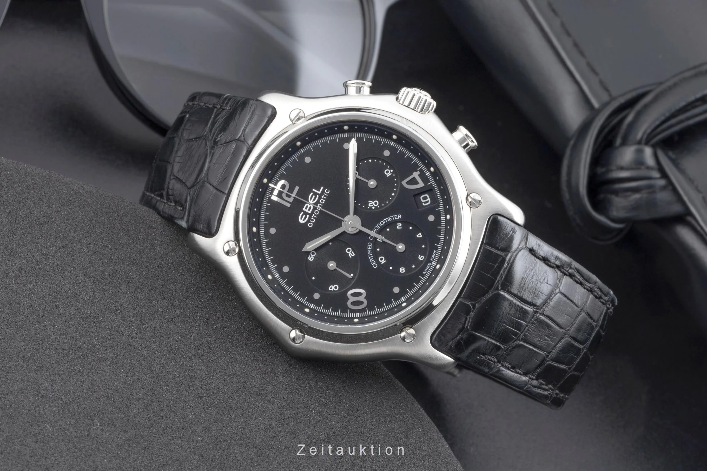 Ebel Le Modulor chronograph steel automatic men's watch 9137240  [2504392] - Image 3
