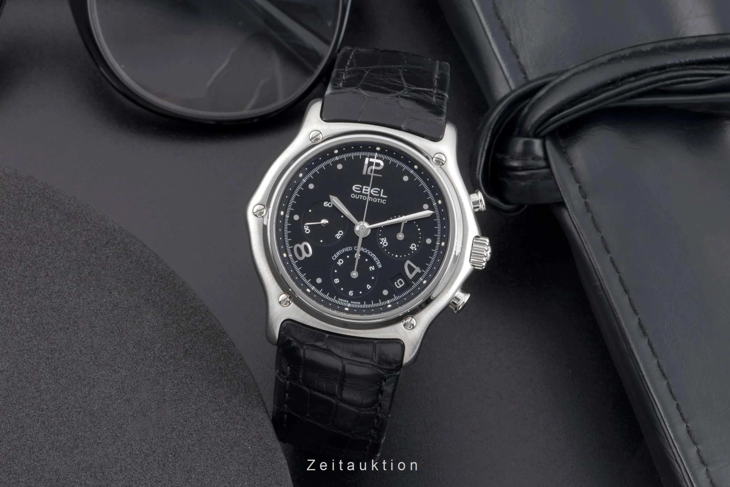 Ebel Le Modulor chronograph steel automatic men's watch 9137240  [2504392] - Image 4