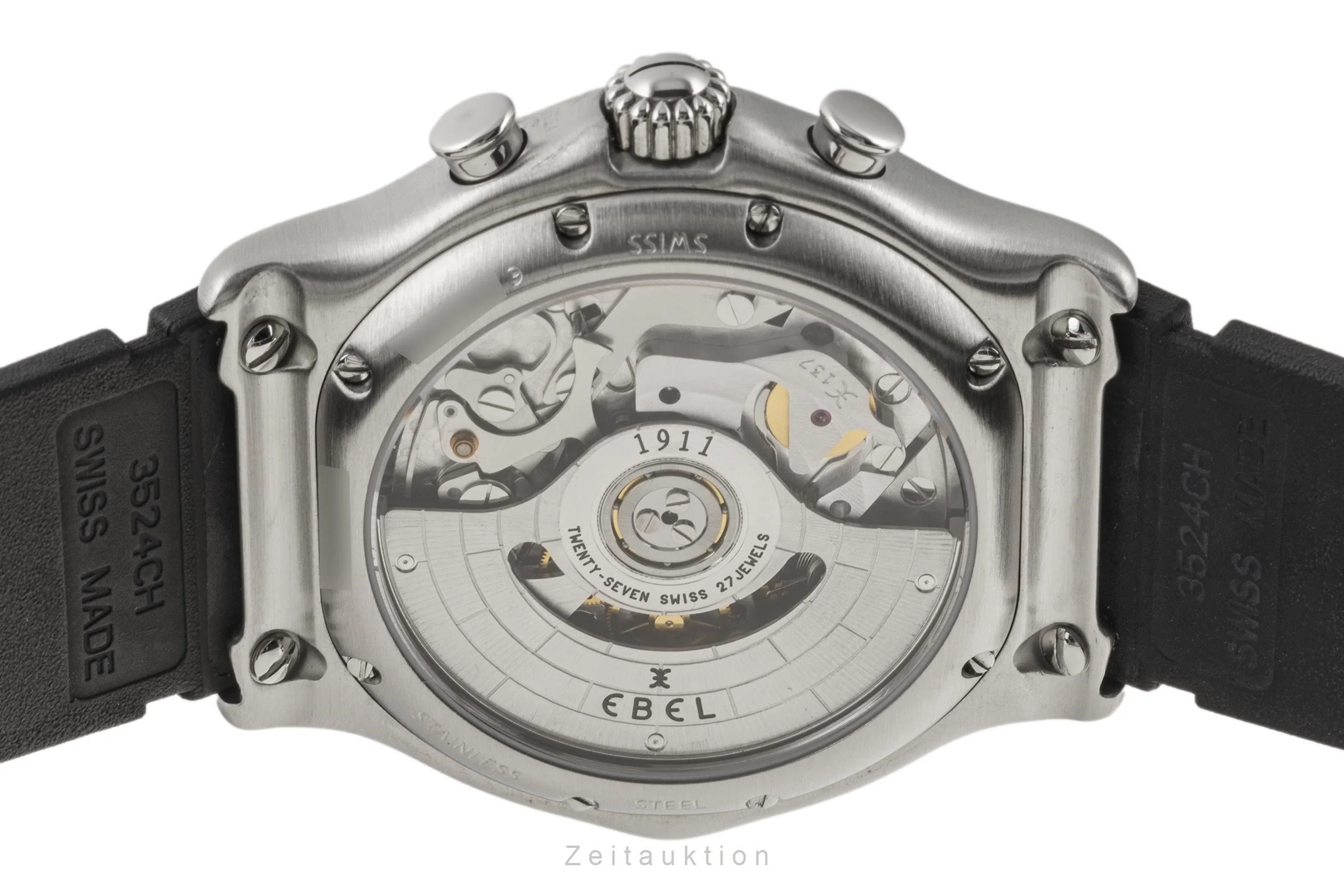 Ebel Le Modulor chronograph steel automatic men's watch E9137240  [2206145] - Image 13