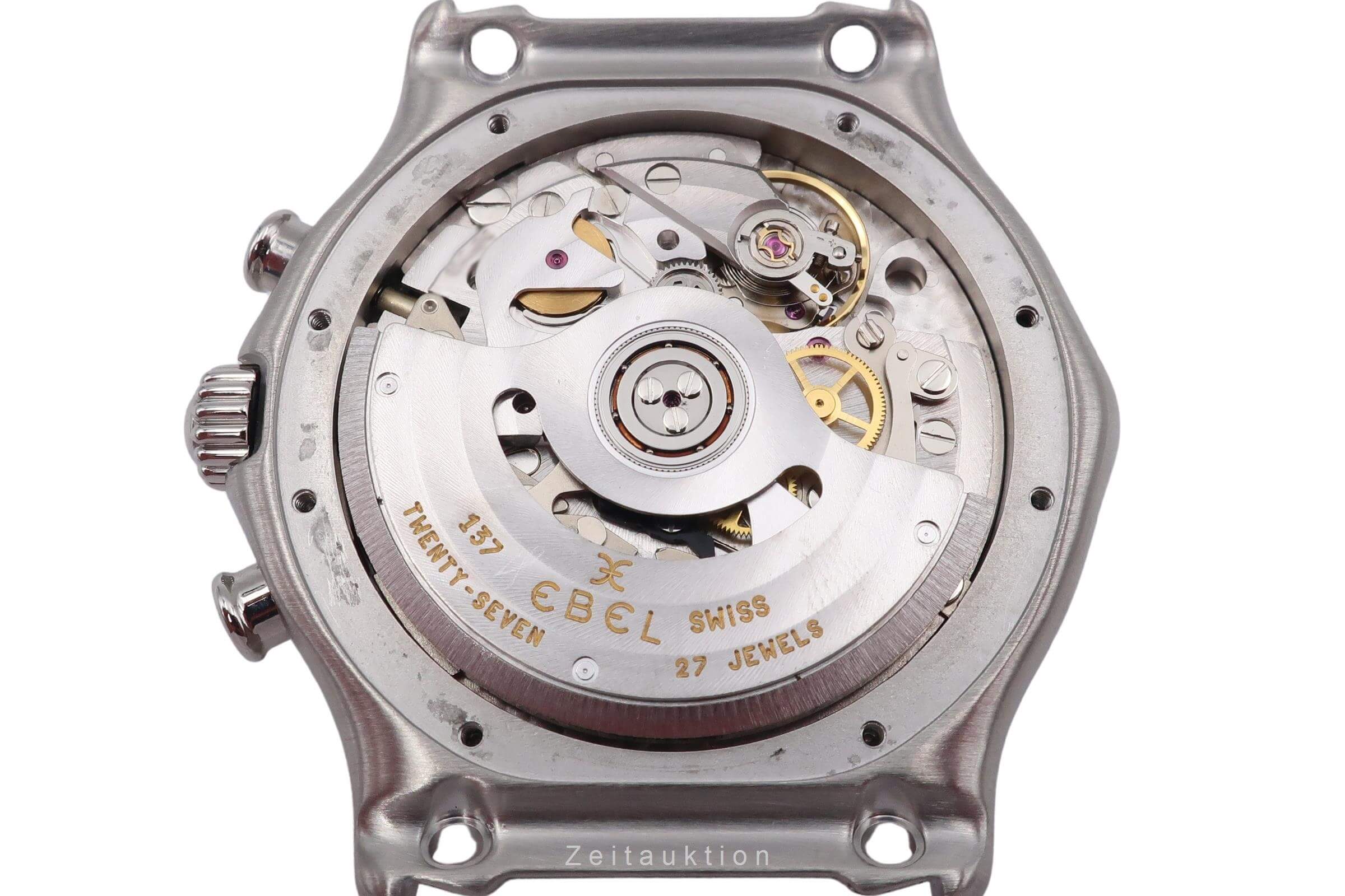 Ebel Le Modulor chronograph steel automatic men's watch E9137241 LP: 3800EUR  [2500301] - Image 14