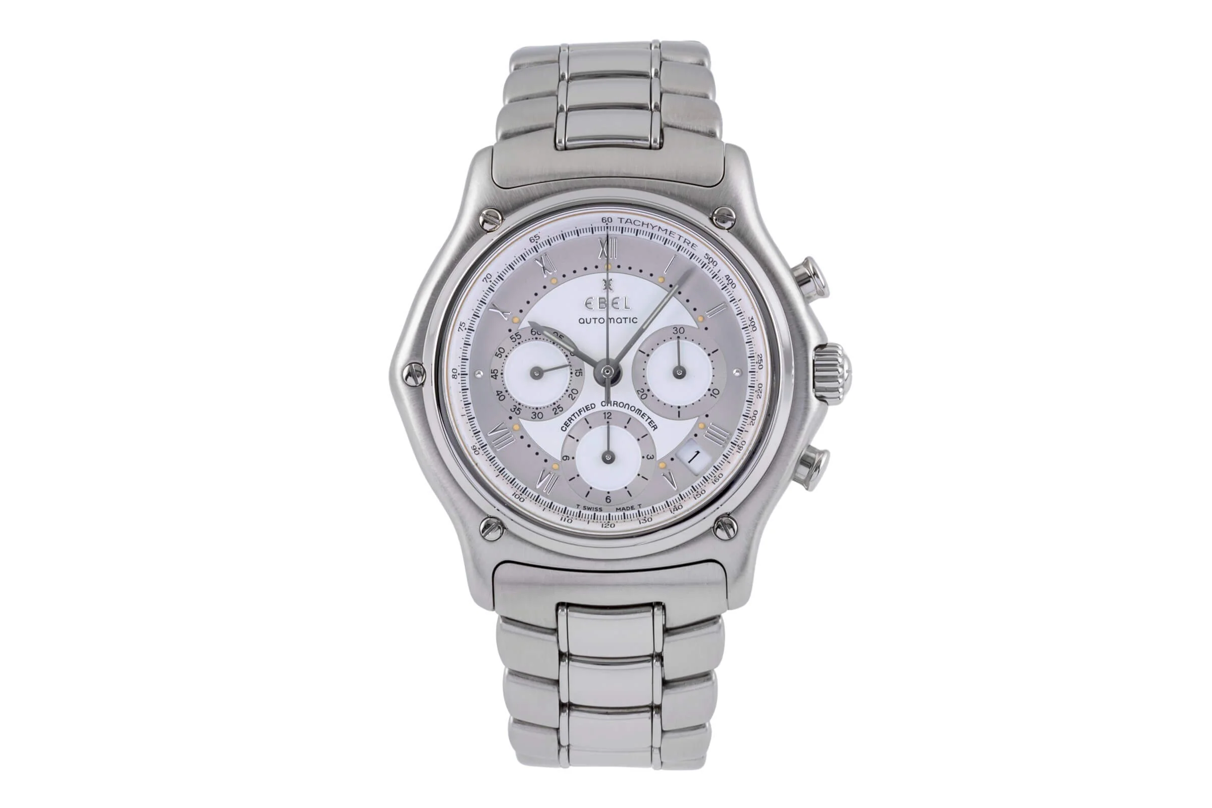 Ebel Le Modulor chronograph steel automatic men's watch E9137241 LP: 3800EUR  [2500301] - Image 5