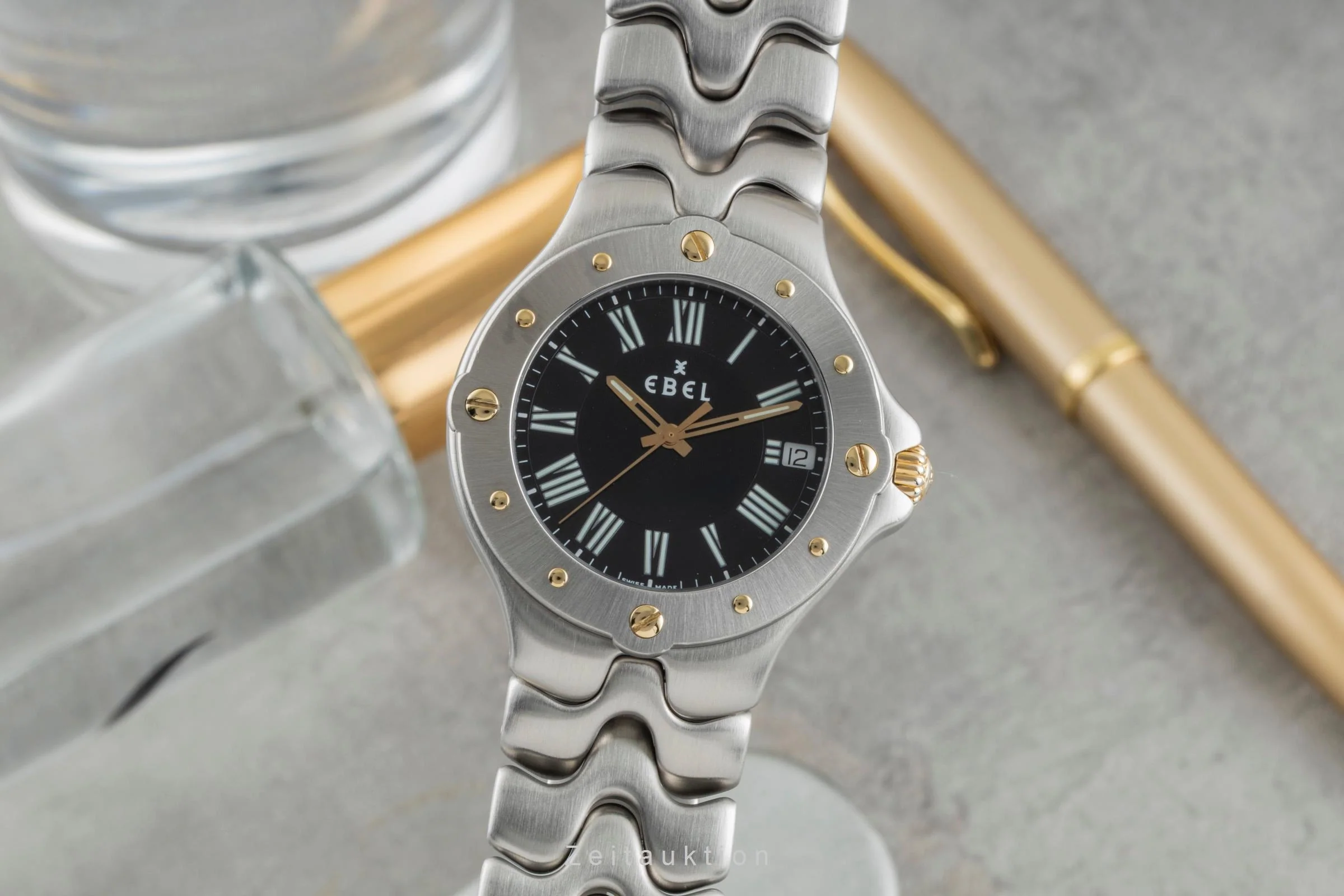 Ebel Sportwave steel / gold quartz men's watch 6187631  [2504824] - Image 2