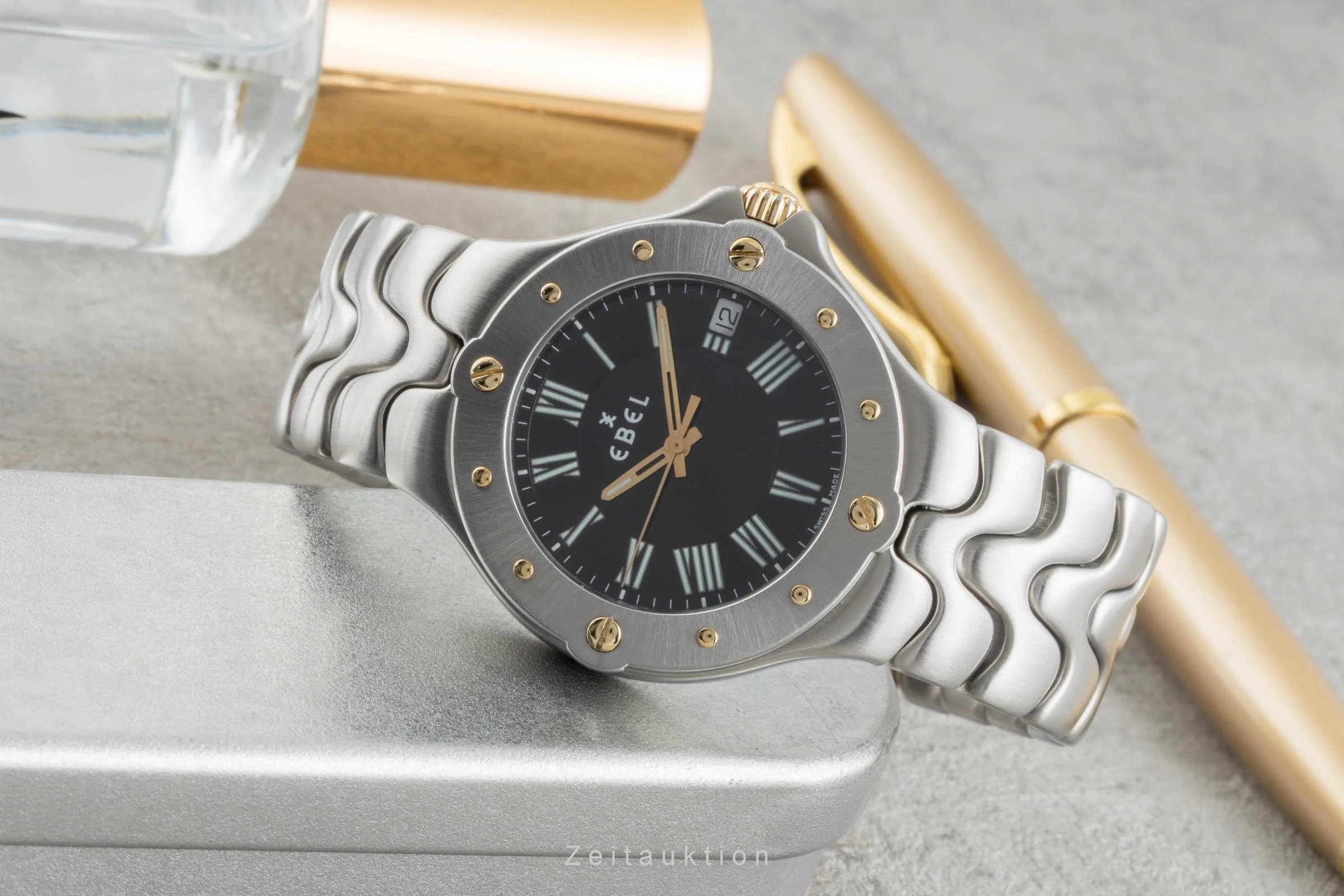 Ebel Sportwave steel / gold quartz men's watch 6187631  [2504824] - Image 3