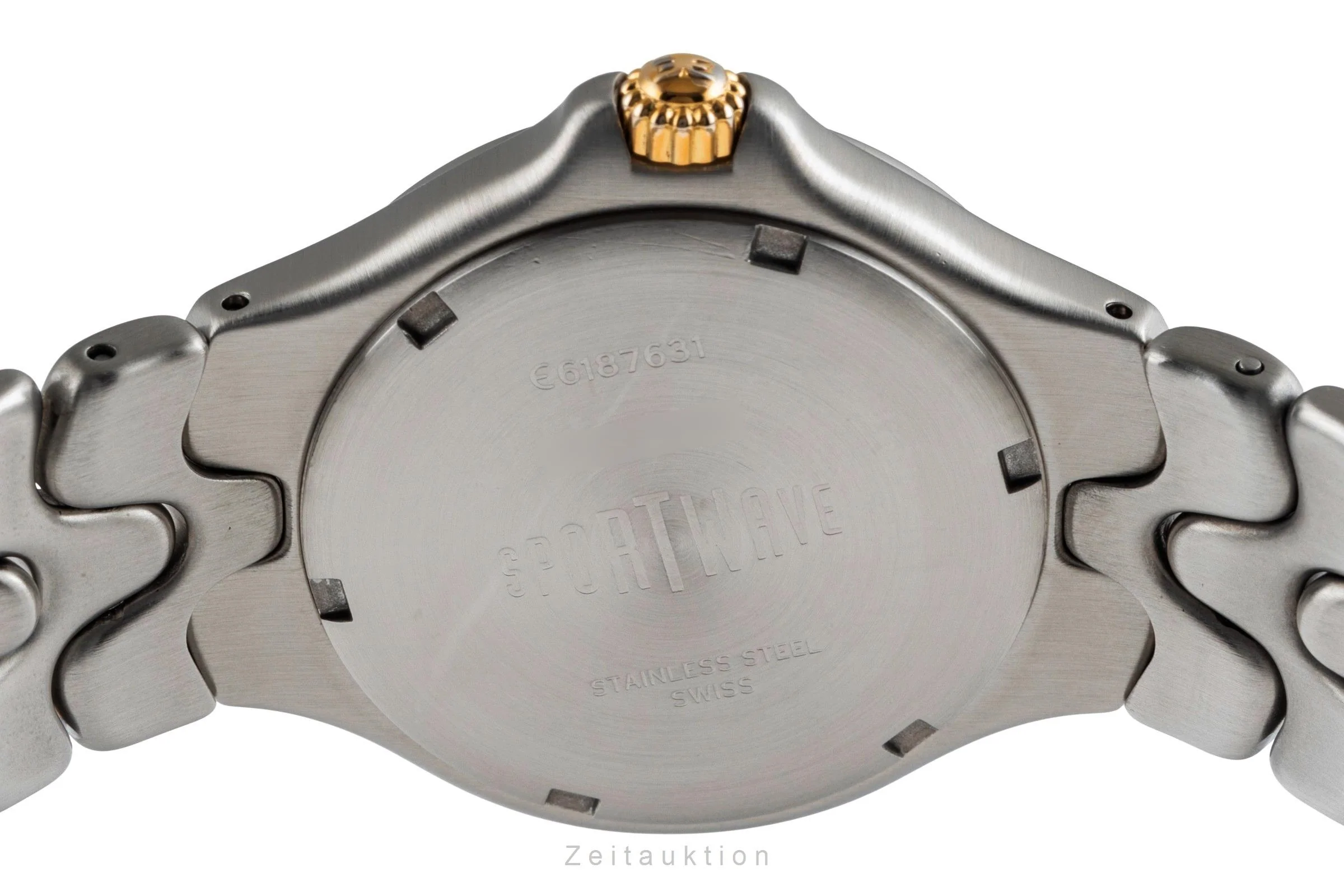 Ebel Sportwave steel / gold quartz men's watch E6187631  [2503124] - Image 11