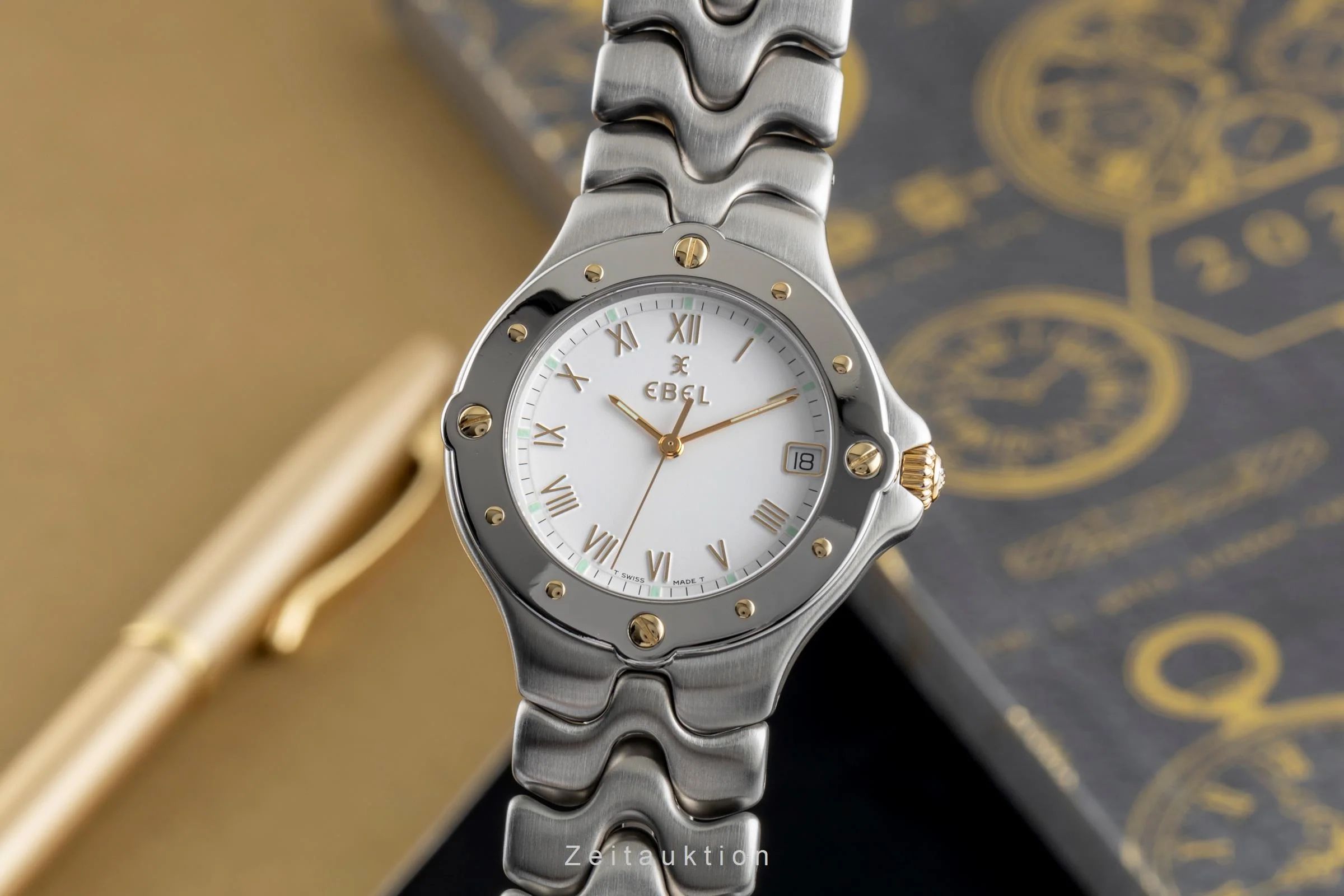 Ebel Sportwave steel / gold quartz men's watch E6187631  [2503124] - Image 2