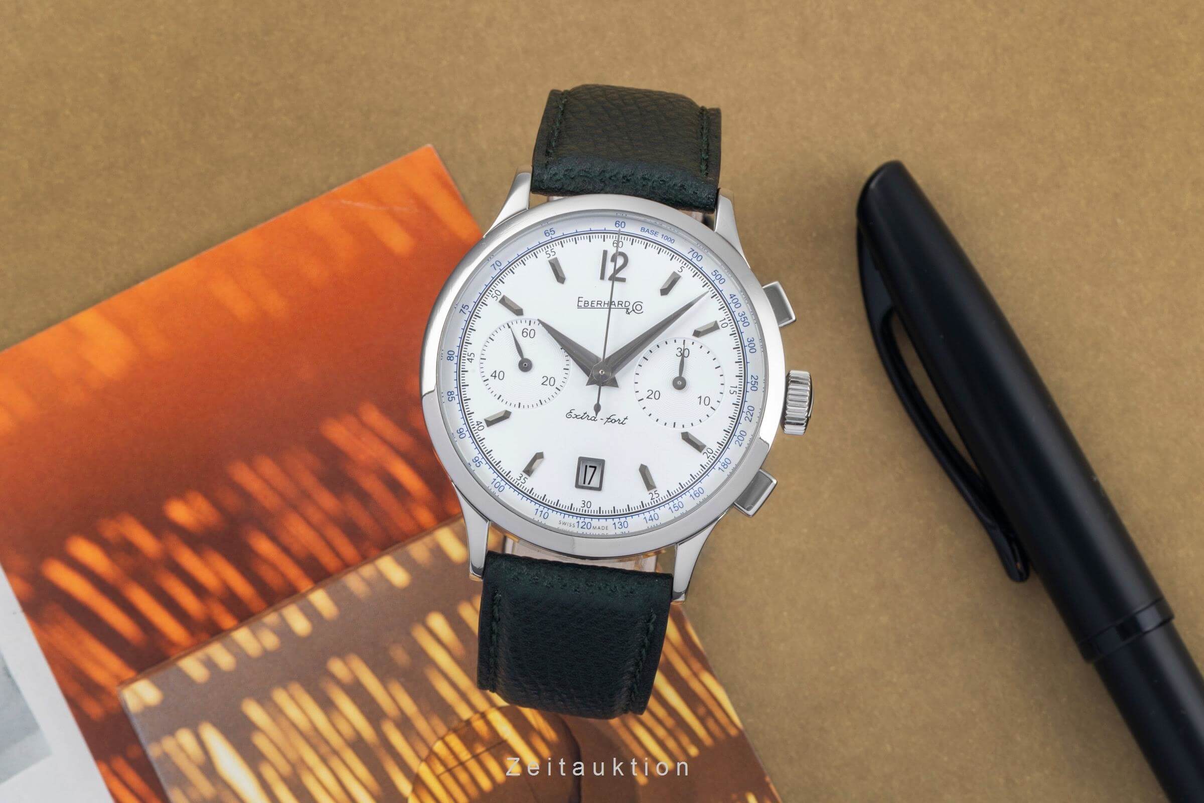 Eberhard & Co Extra Fort chronograph steel automatic men's watch 31952  [2501168] - Image 4