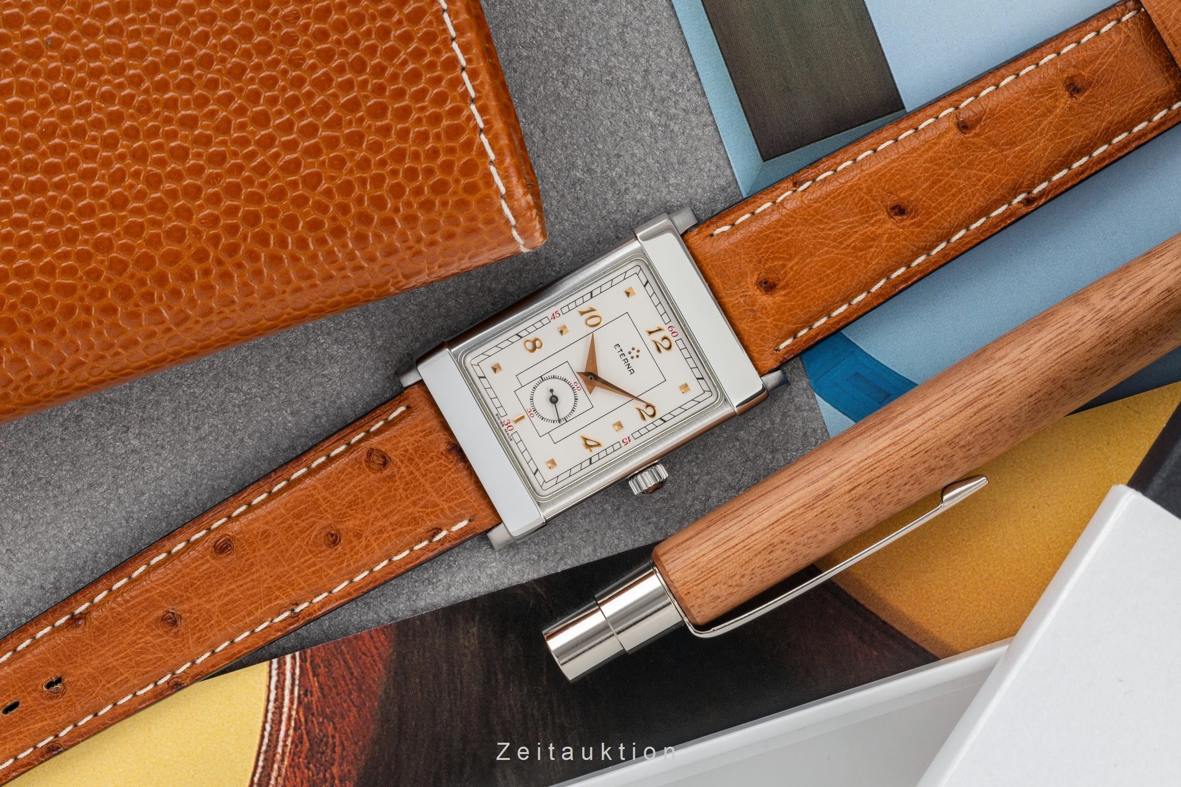 Eterna 1935 steel manual winding men's watch 8491.41.10 Limited  [2400898] - Image 13