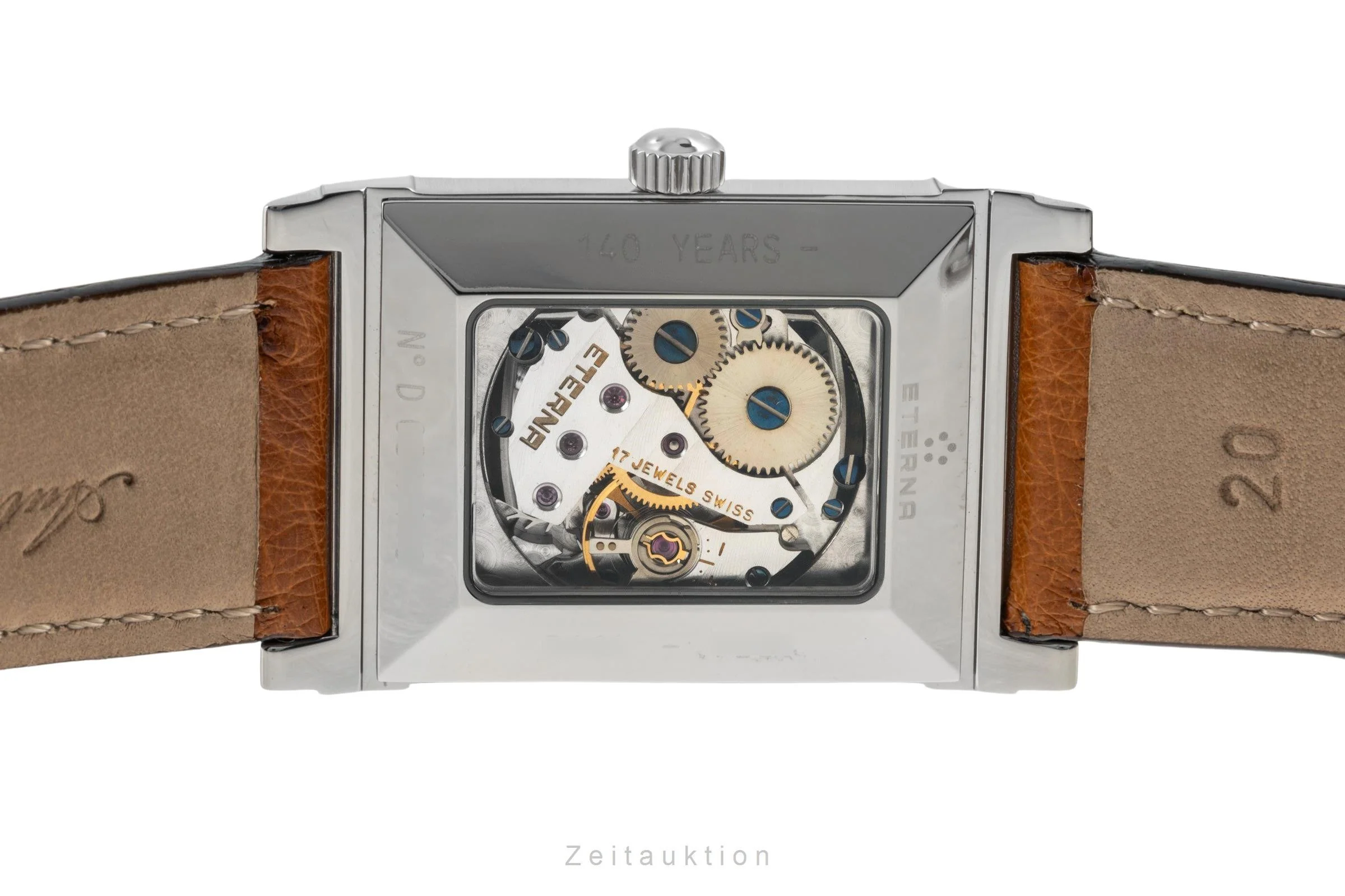 Eterna 1935 steel manual winding men's watch 8491.41.10 Limited  [2400898] - Image 9