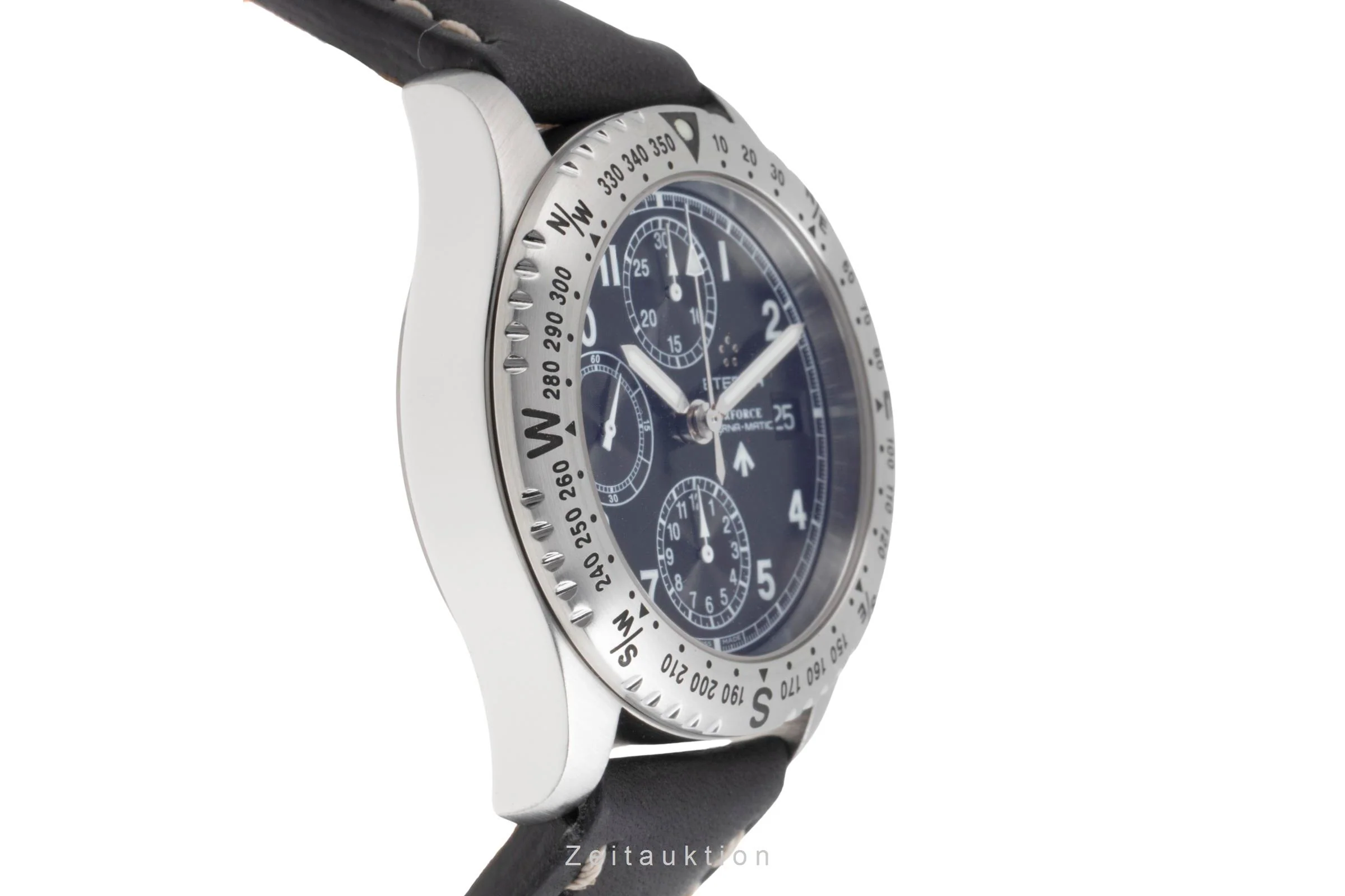 Eterna Airforce chronograph steel automatic men's watch 8418.41  [2505074] - Image 8