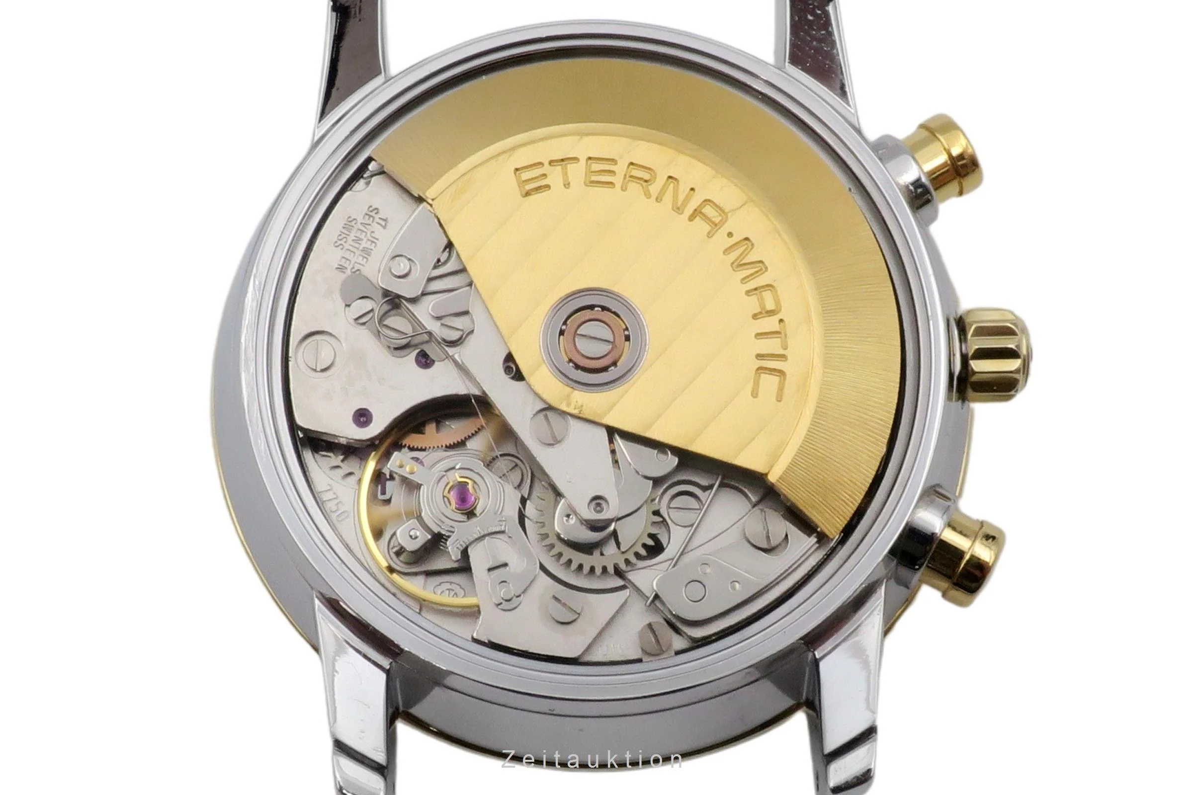 Eterna Kontiki chronograph steel / gold automatic men's watch 674.1501.47S  [2505075] - Image 15