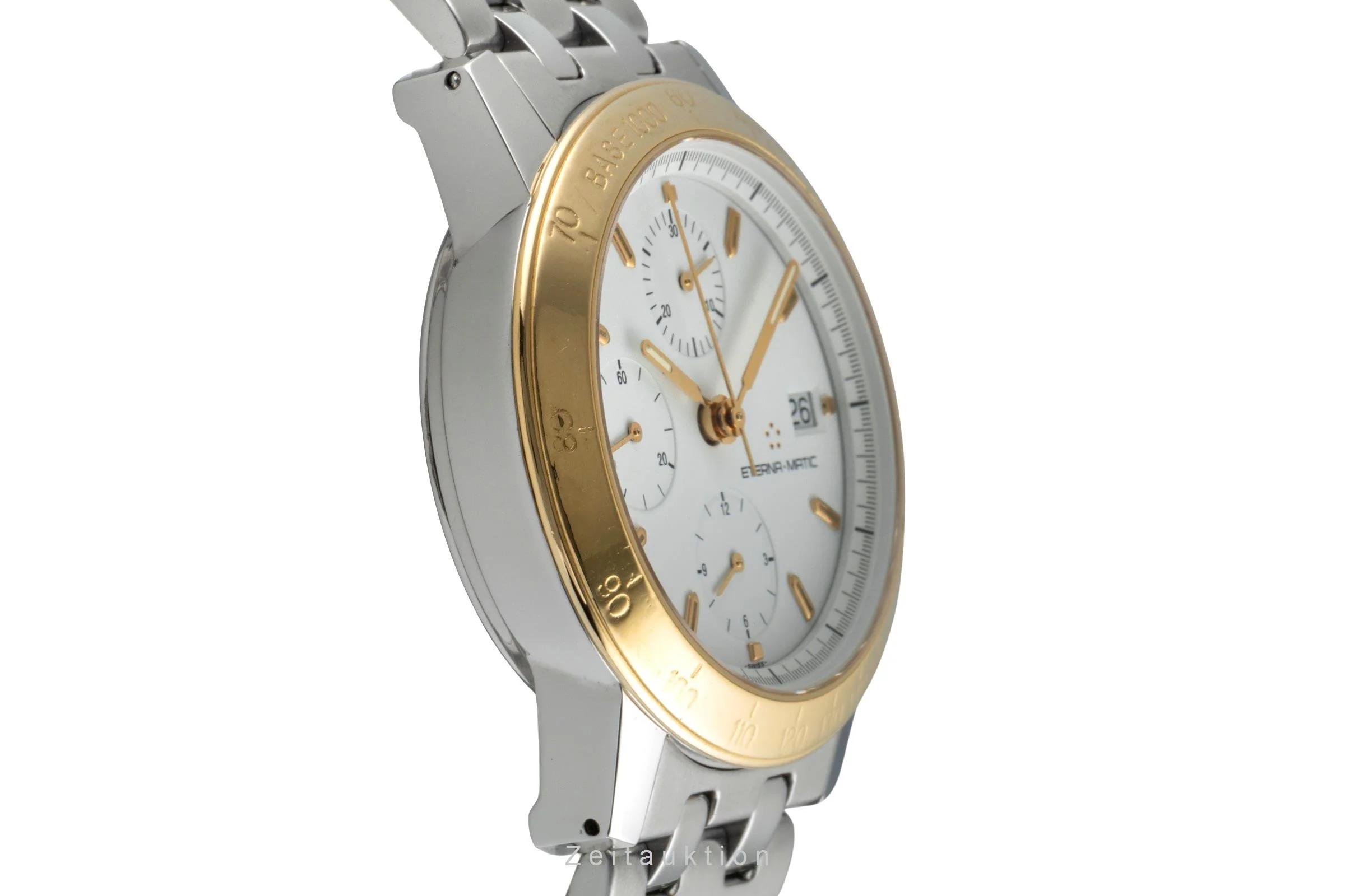 Eterna Kontiki chronograph steel / gold automatic men's watch 674.1501.47S  [2505075] - Image 8