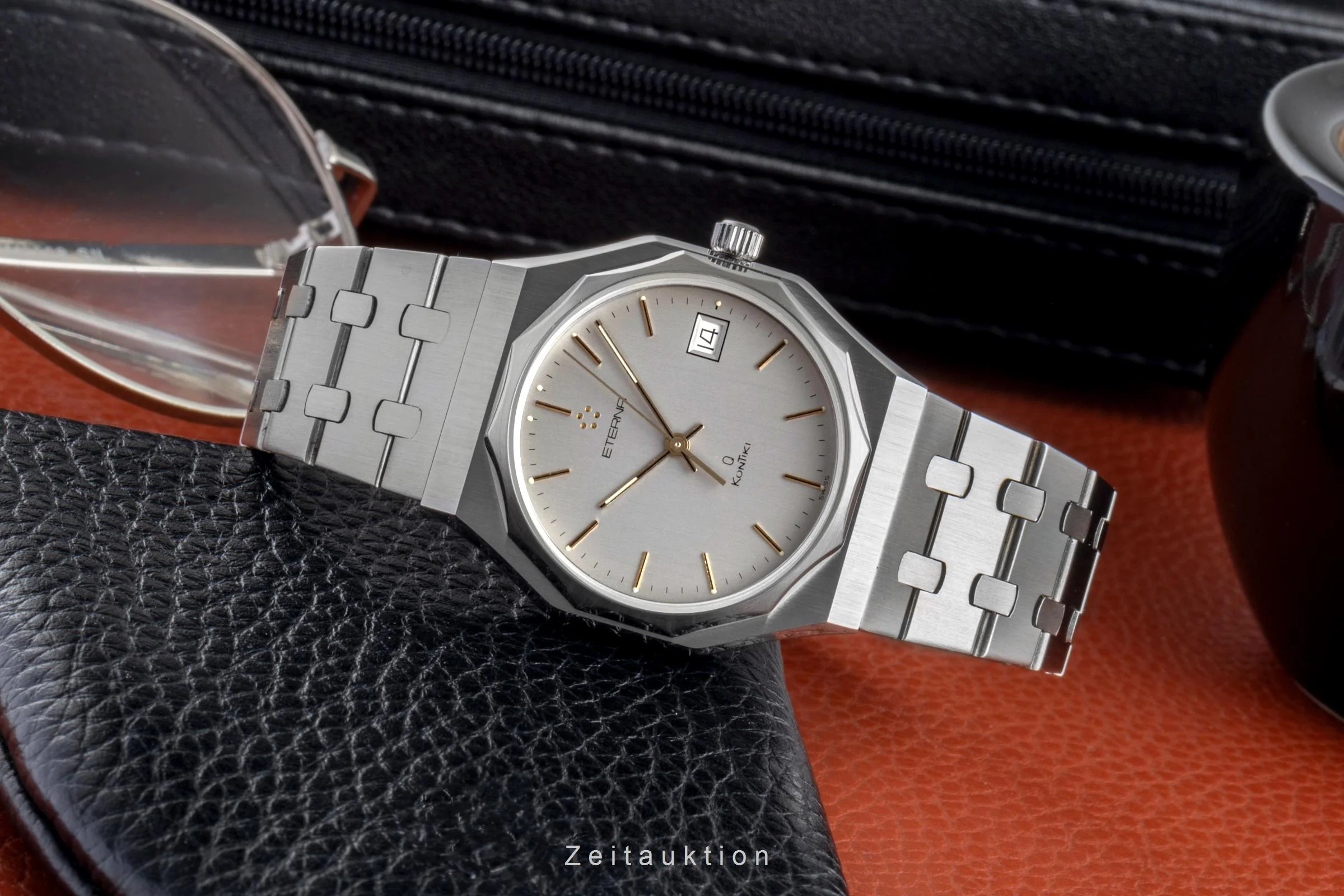 Eterna Kontiki steel quartz men's watch 184.6459.41  [2600061] - Image 3