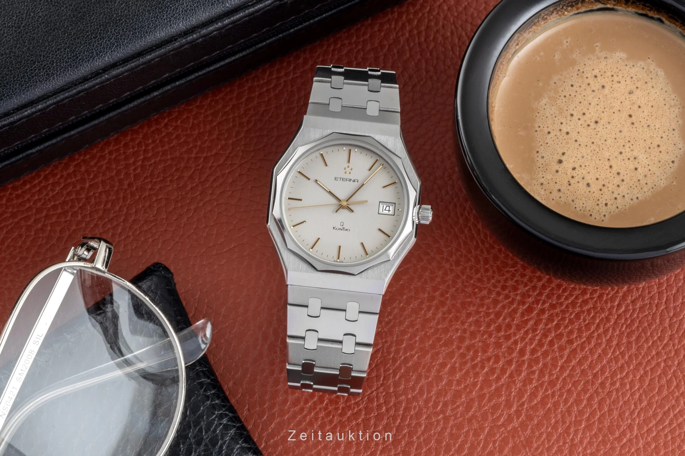 Eterna Kontiki steel quartz men's watch 184.6459.41  [2600061] - Image 4