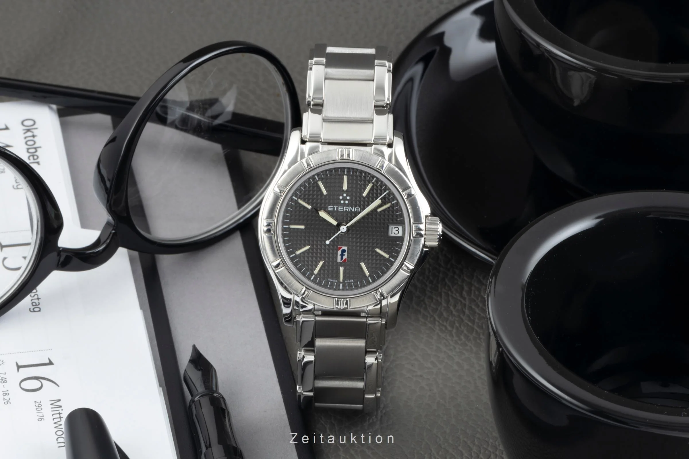 Eterna Pininfarina steel automatic men's watch 1408.41  [2400904] - Image 3