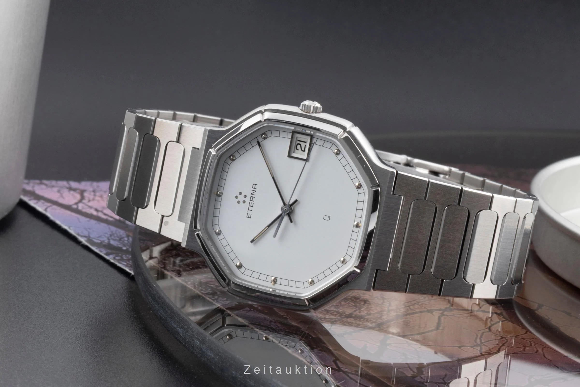Eterna steel quartz men's watch 115.4227.41  [2601134] - Image 3