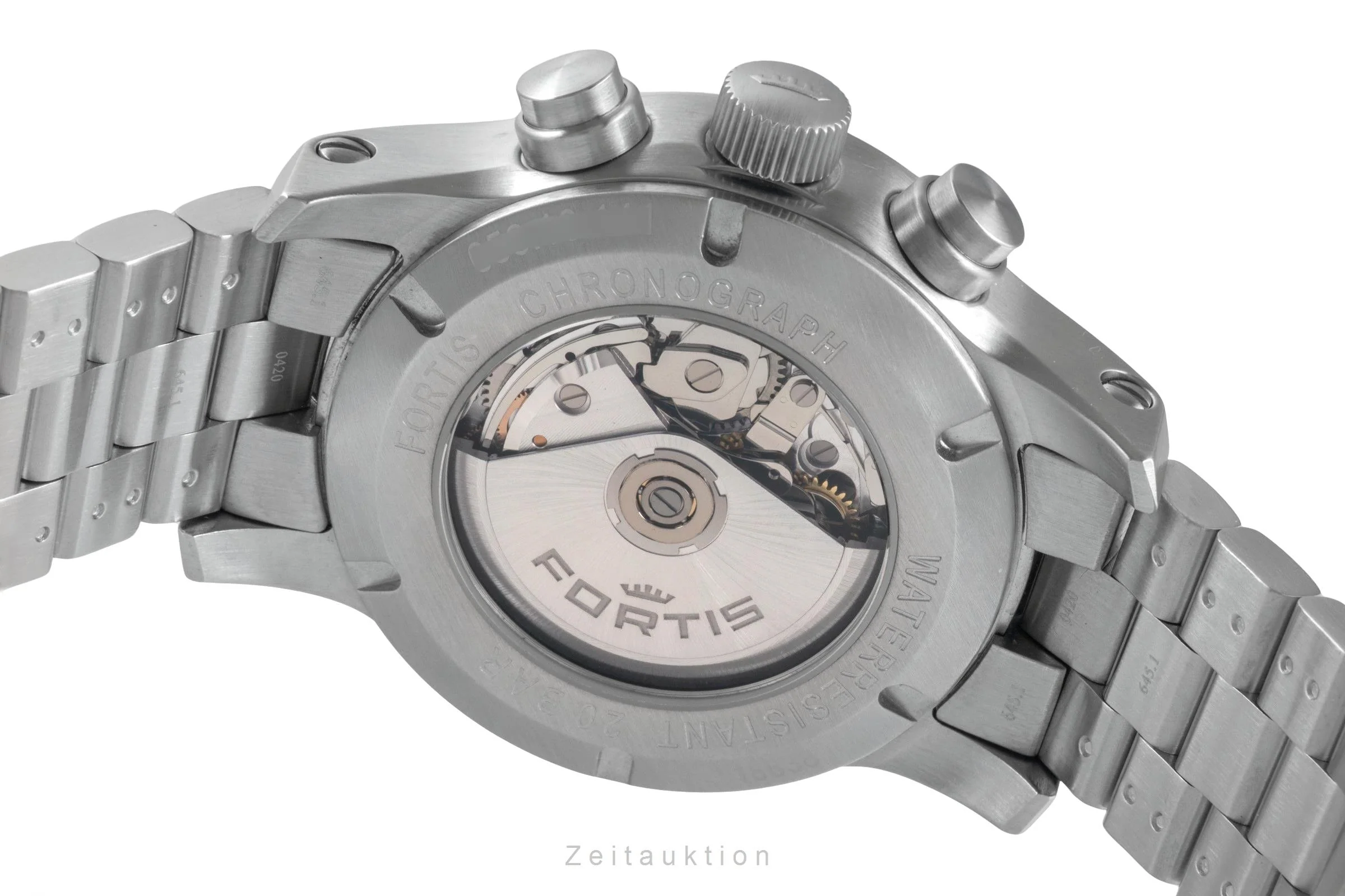 Fortis Aeromaster chronograph steel automatic men's watch 656.10.141  [2504634] - Image 12