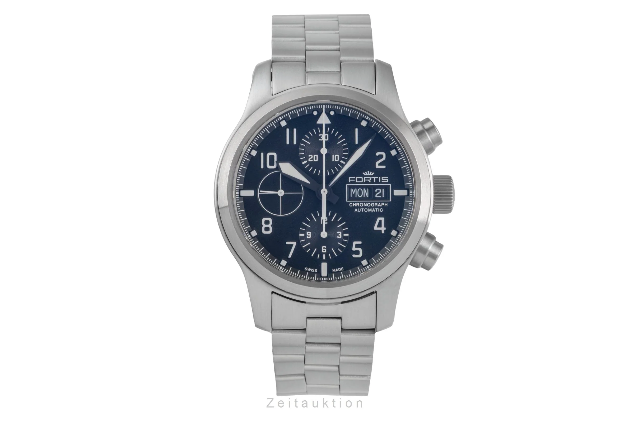 Fortis Aeromaster chronograph steel automatic men's watch 656.10.141  [2504634] - Image 5