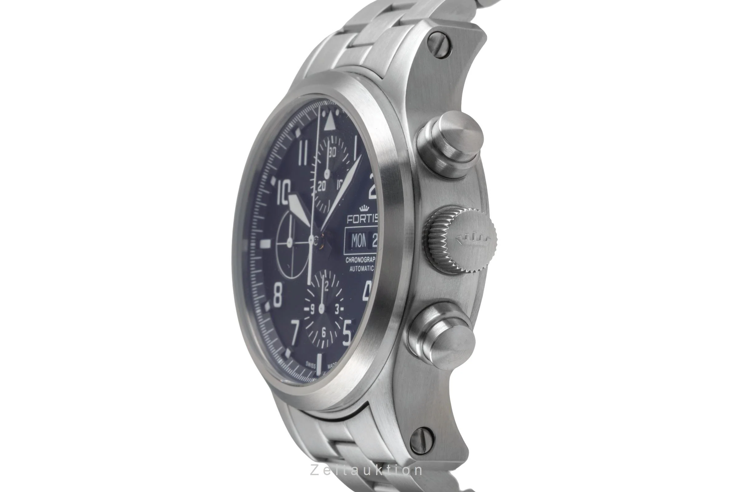 Fortis Aeromaster chronograph steel automatic men's watch 656.10.141  [2504634] - Image 7