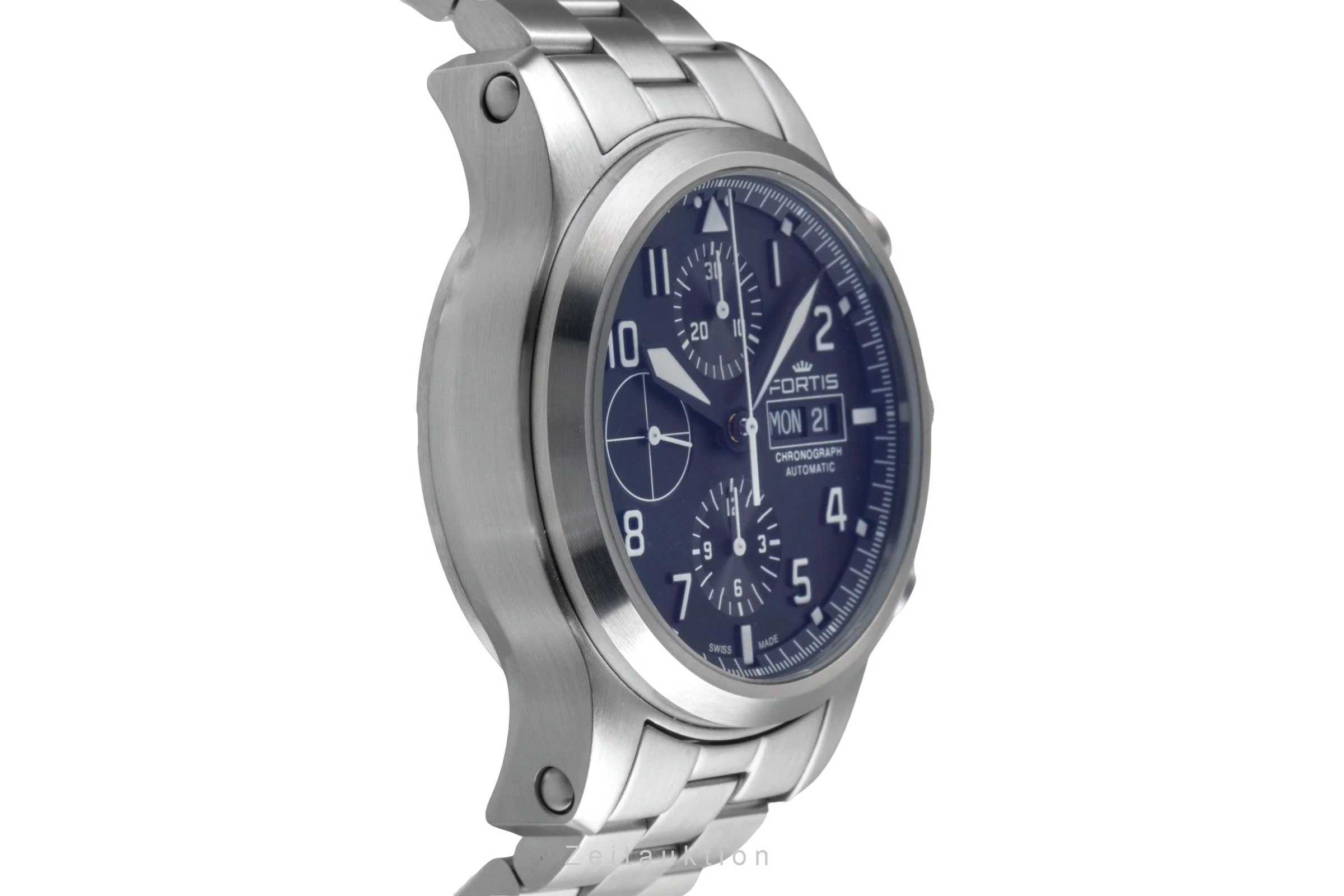 Fortis Aeromaster chronograph steel automatic men's watch 656.10.141  [2504634] - Image 8
