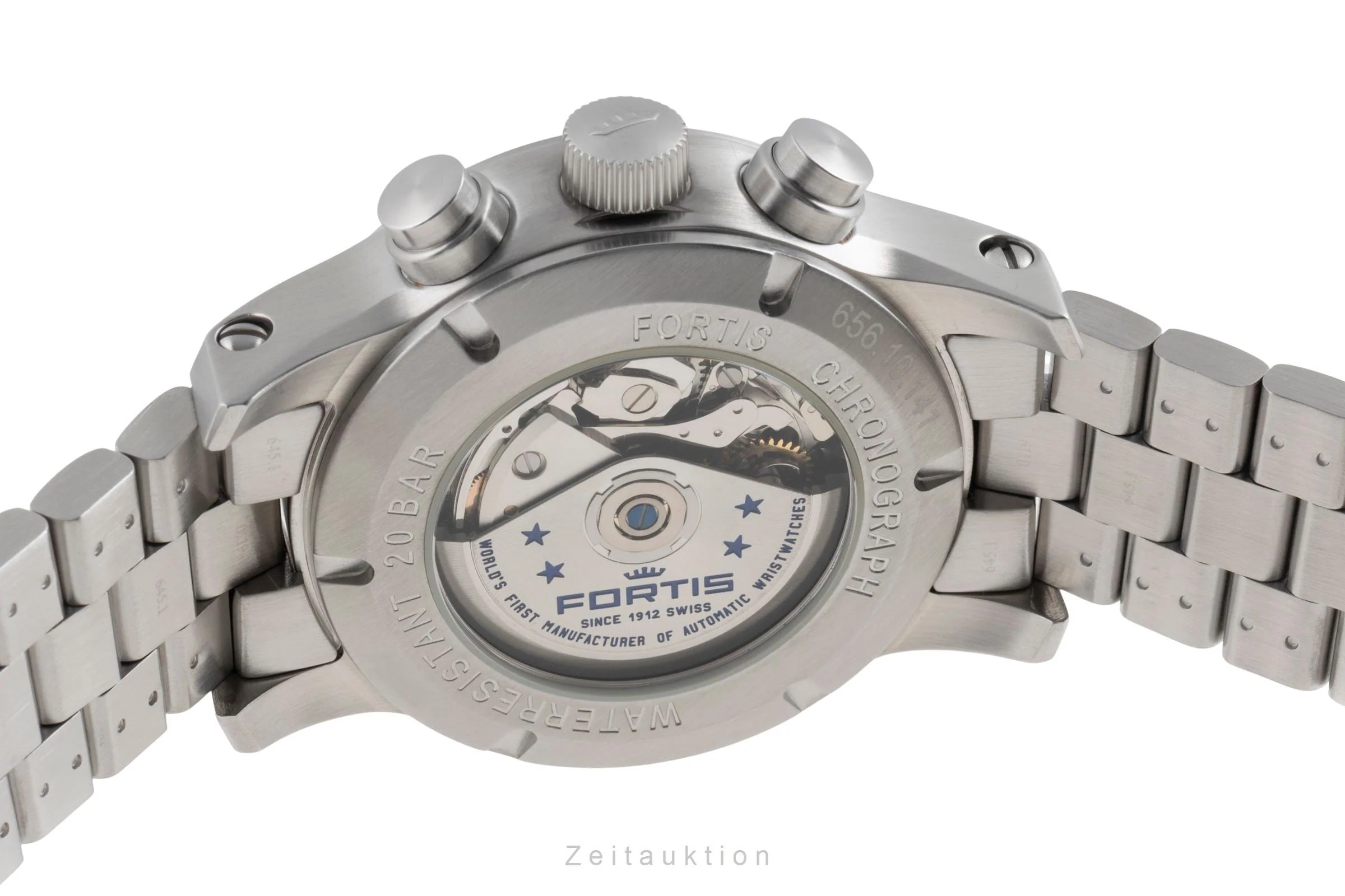 Fortis Aeromaster chronograph steel automatic men's watch 656.10.141  [2504691] - Image 12
