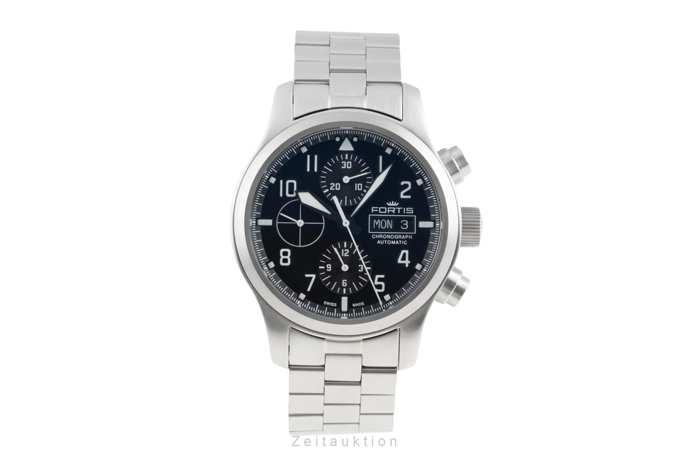 Fortis Aeromaster chronograph steel automatic men's watch 656.10.141  [2504691] - Image 5