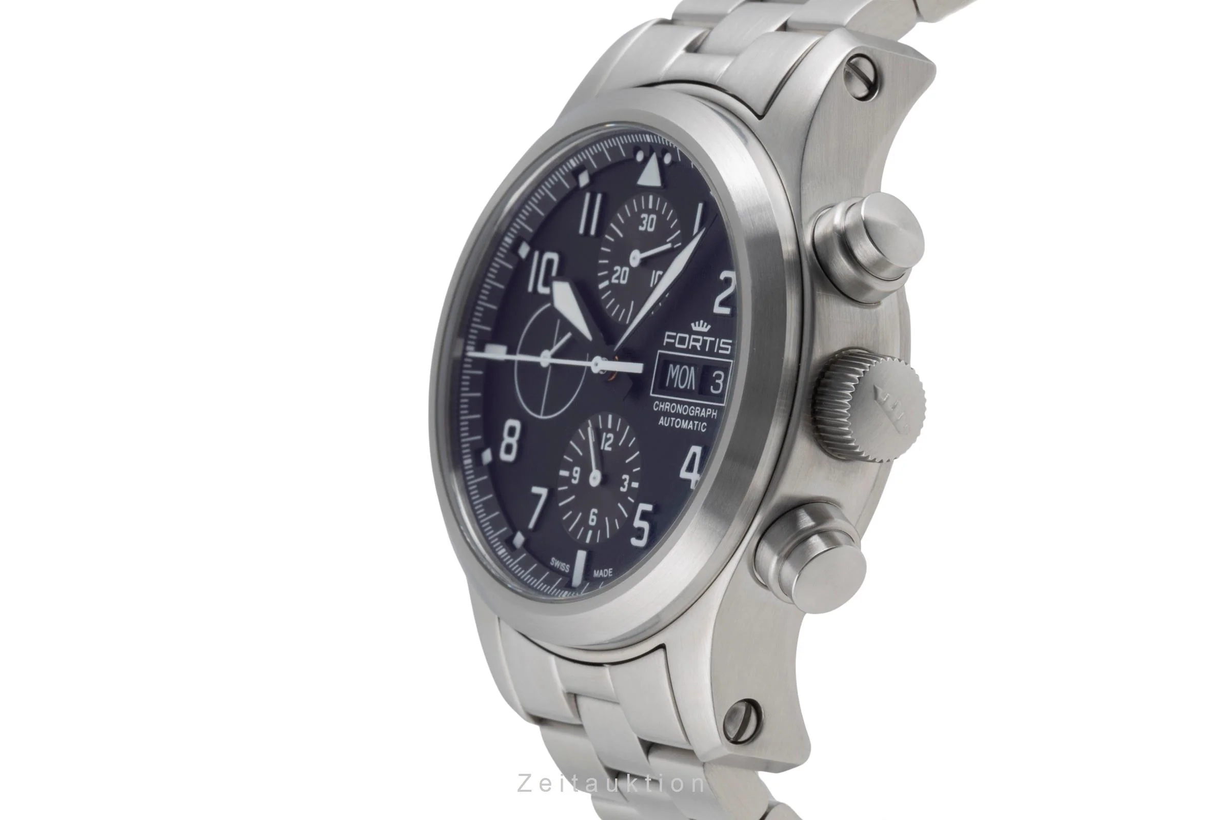 Fortis Aeromaster chronograph steel automatic men's watch 656.10.141  [2504691] - Image 7