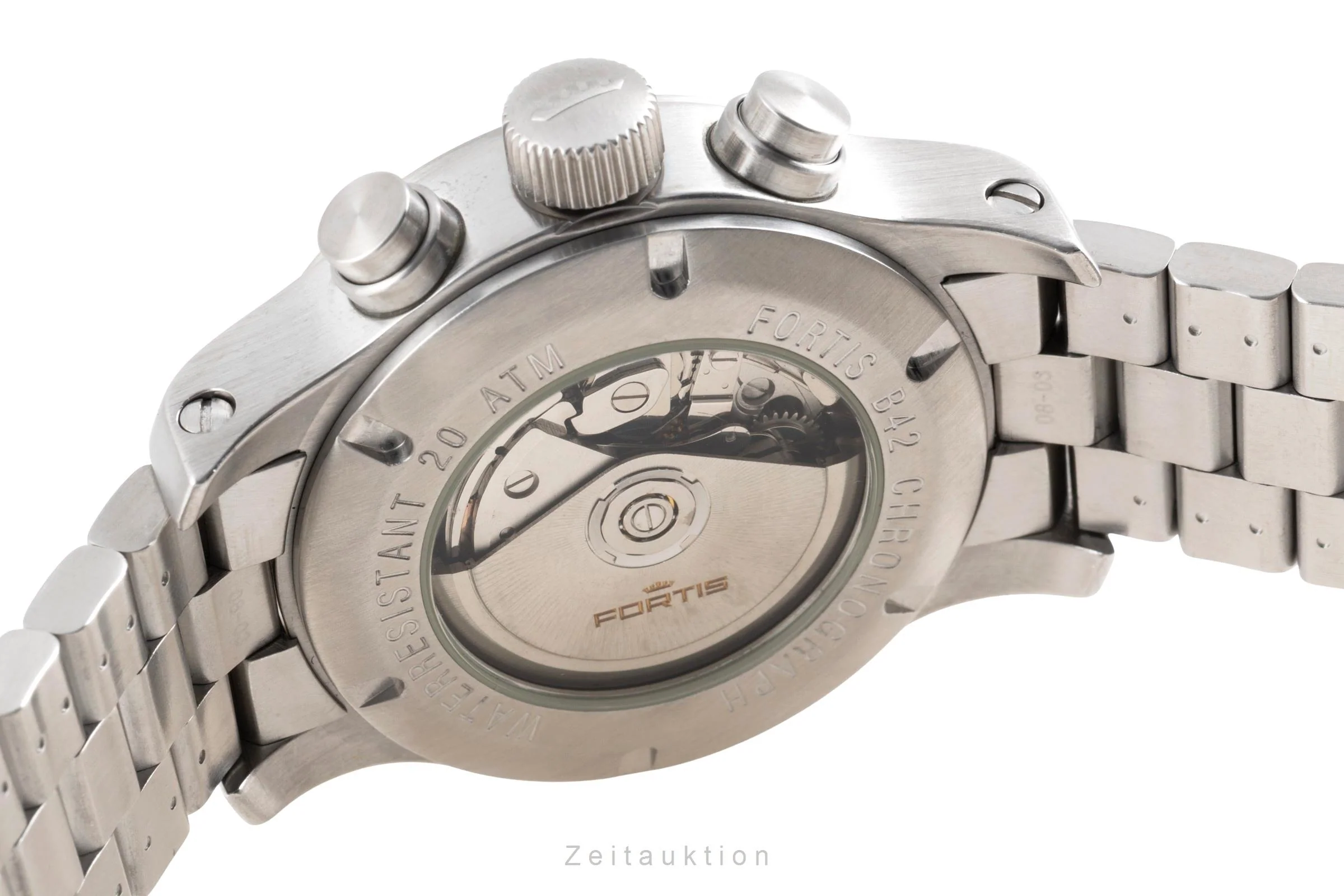 Fortis B-42 chronograph steel automatic men's watch 635.10.12  [2503329] - Image 11