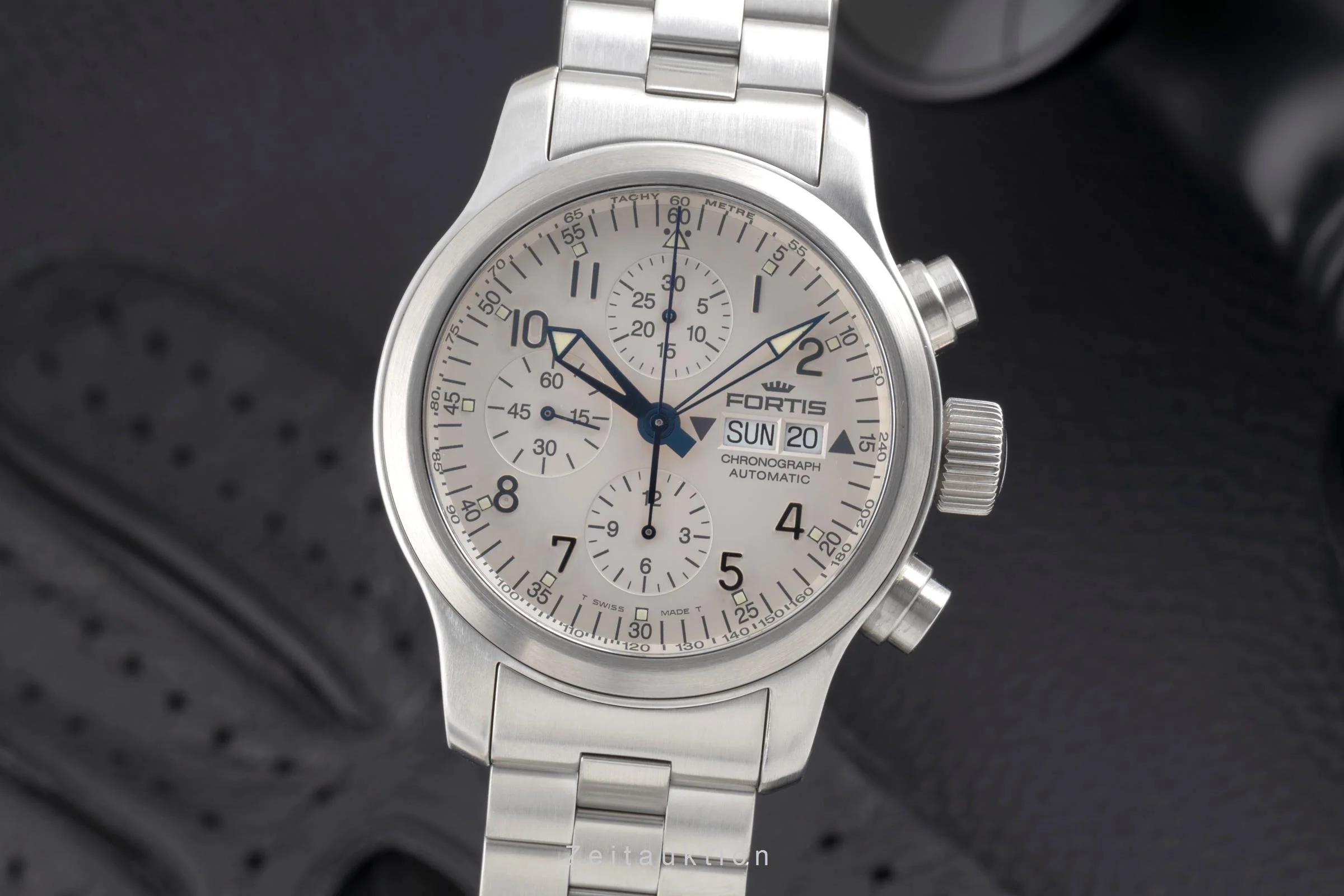 Fortis B-42 chronograph steel automatic men's watch 635.10.12  [2503329] - Image 2