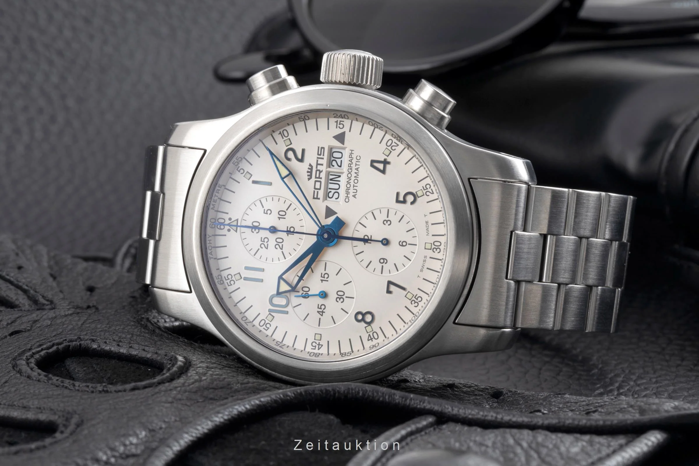 Fortis B-42 chronograph steel automatic men's watch 635.10.12  [2503329] - Image 3