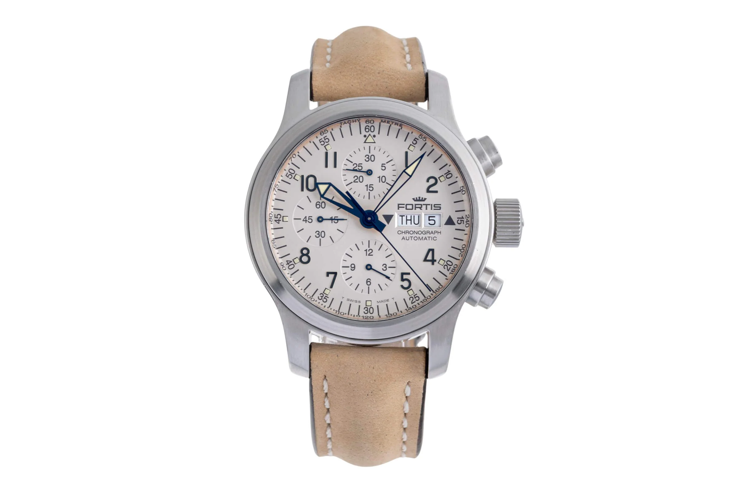 Fortis B-42 chronograph steel automatic men's watch 635.10.141.1  [2501862] - Image 5