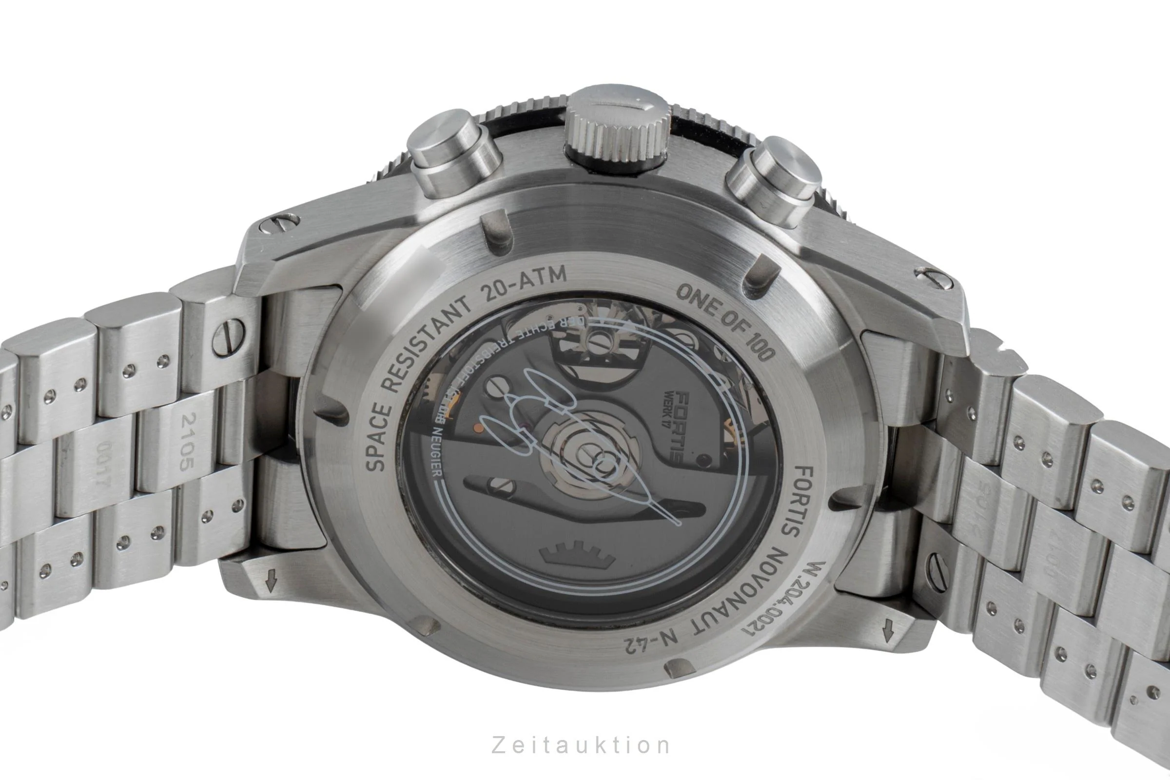 Fortis chronograph steel automatic men's watch F2040010  FW32316733 Limited  [2600168] - Image 12