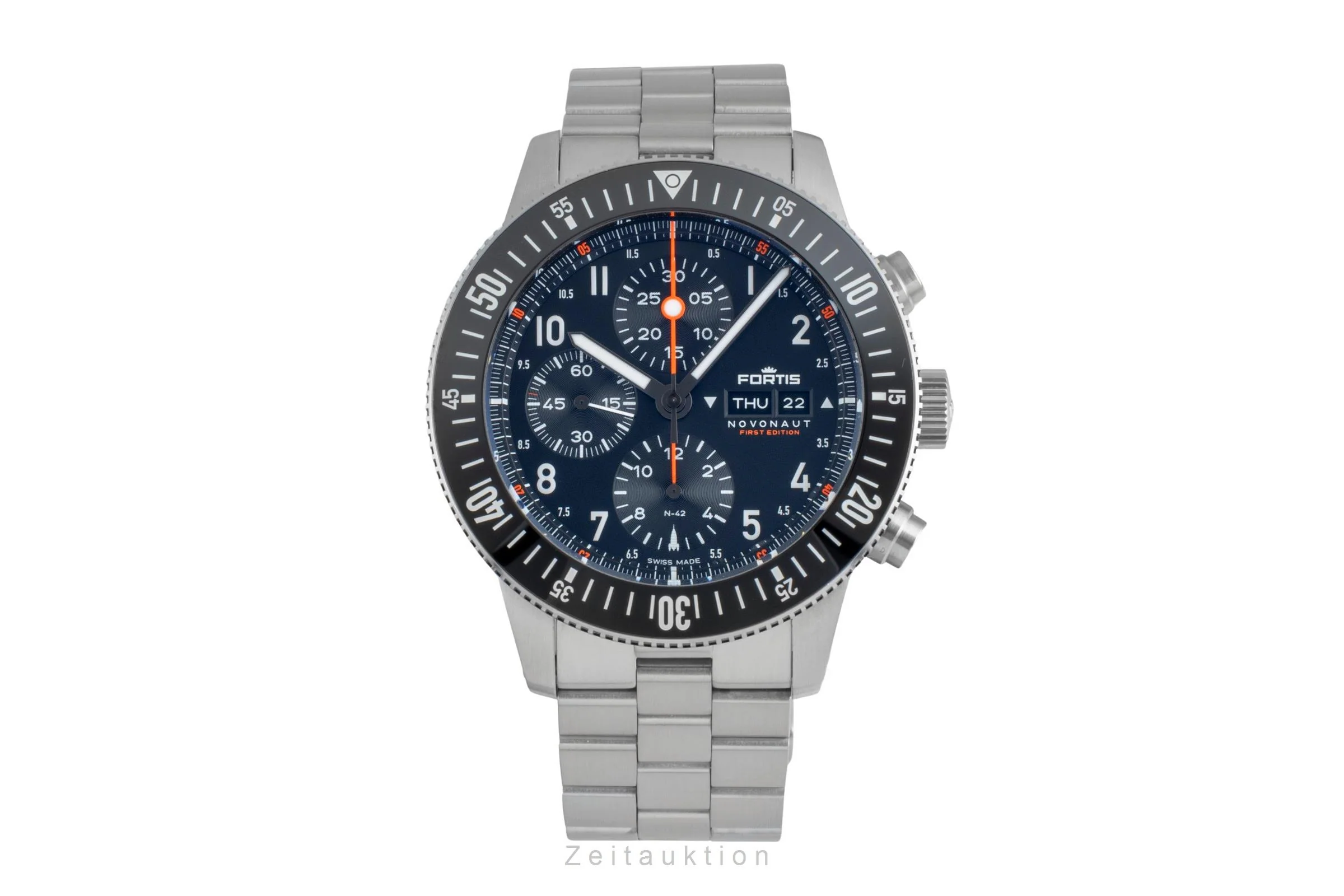 Fortis chronograph steel automatic men's watch F2040010  FW32316733 Limited  [2600168] - Image 5