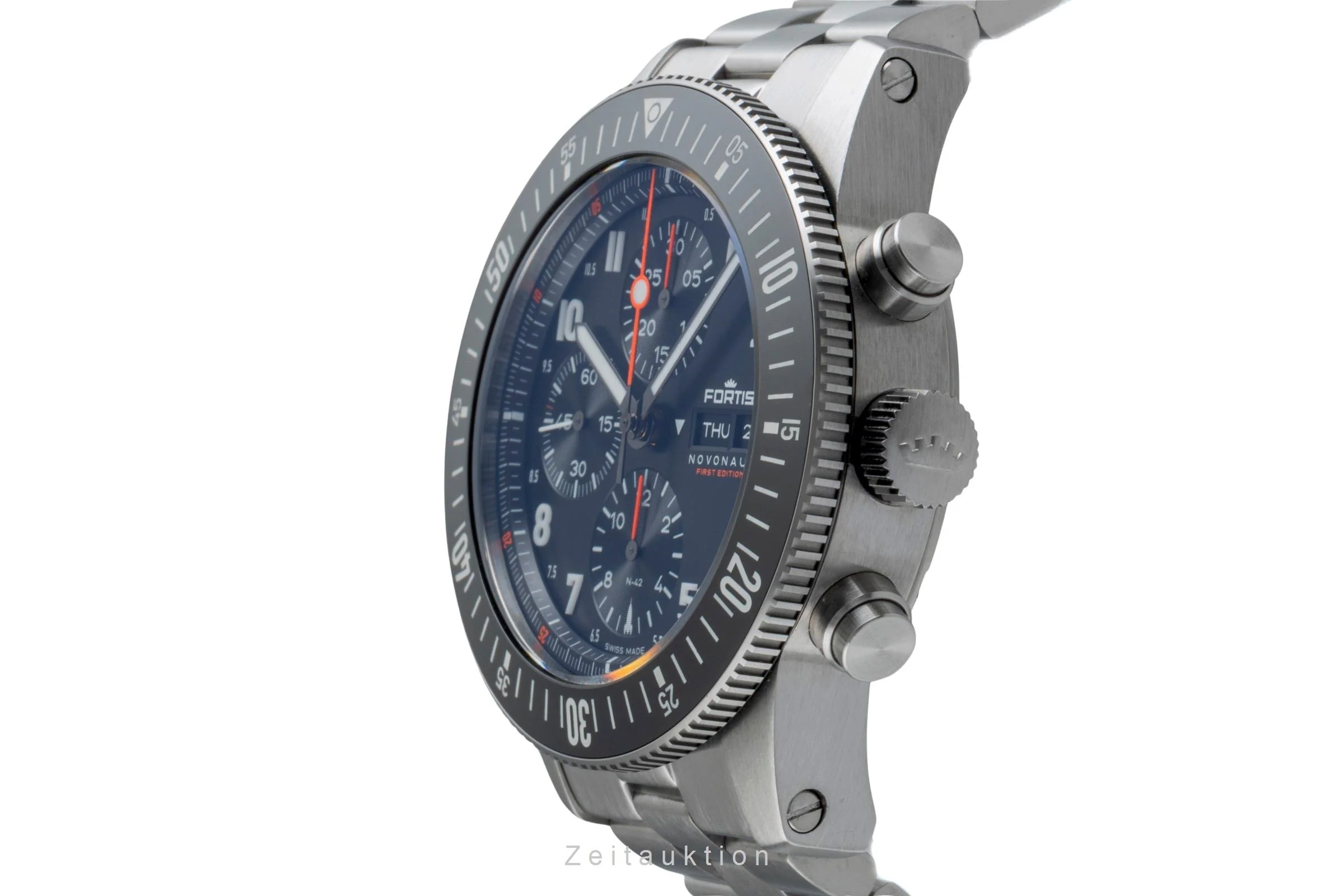 Fortis chronograph steel automatic men's watch F2040010  FW32316733 Limited  [2600168] - Image 7