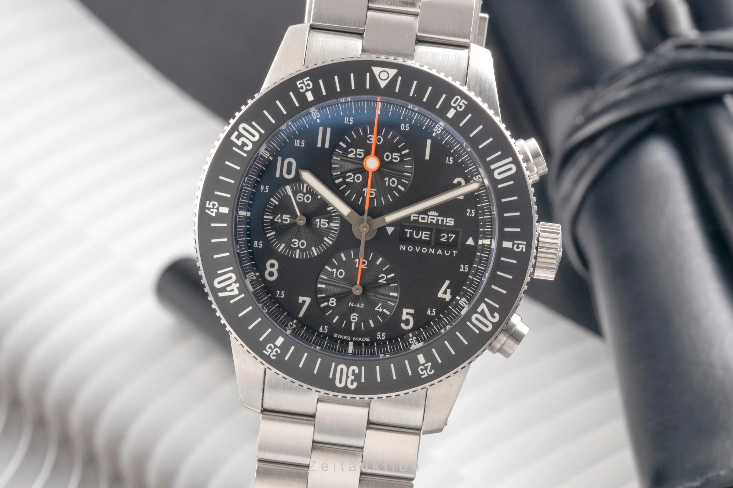 Fortis chronograph steel automatic men's watch W.204.0020 LP: 4950EUR  [2503930] - Image 2
