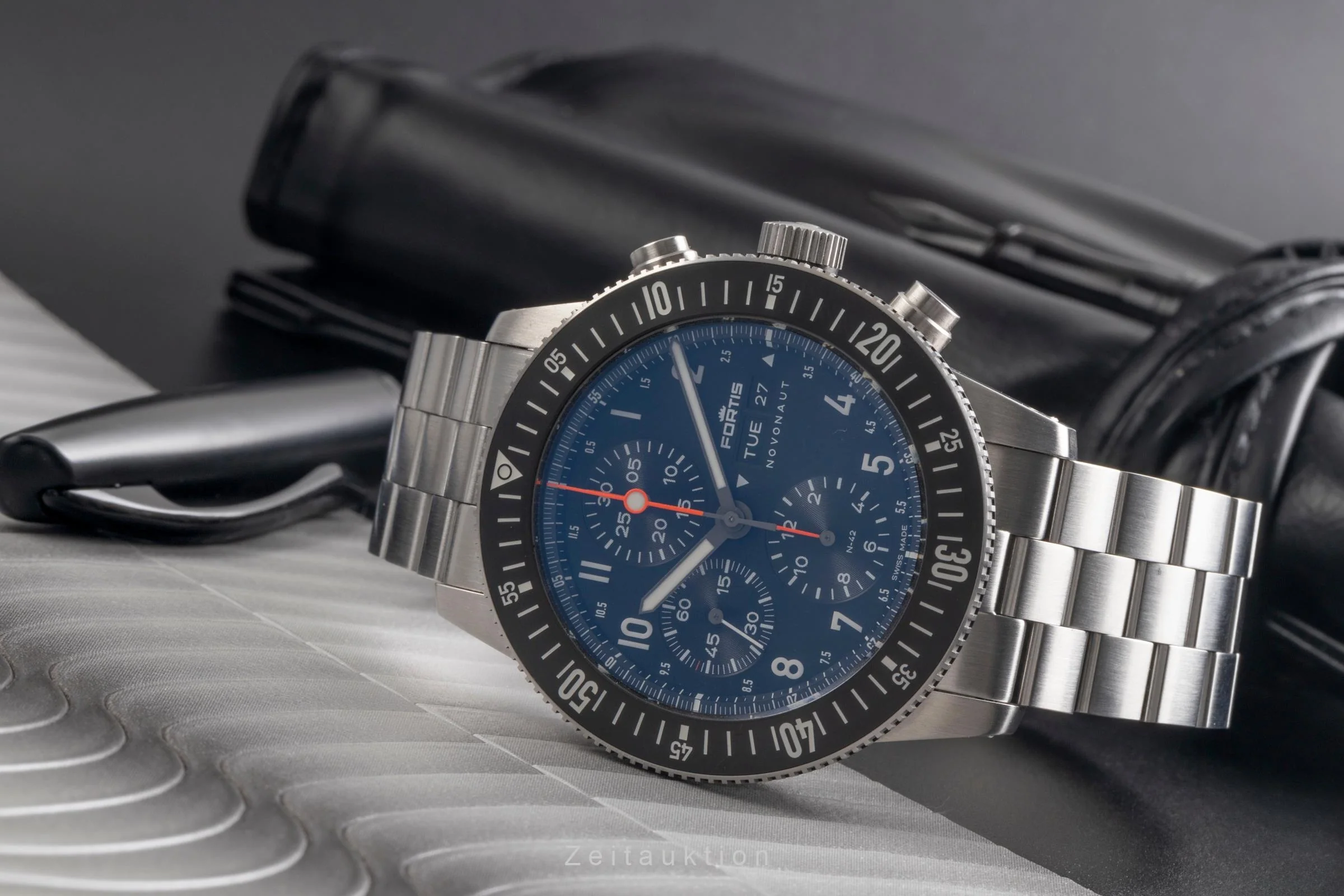 Fortis chronograph steel automatic men's watch W.204.0020 LP: 4950EUR  [2503930] - Image 3